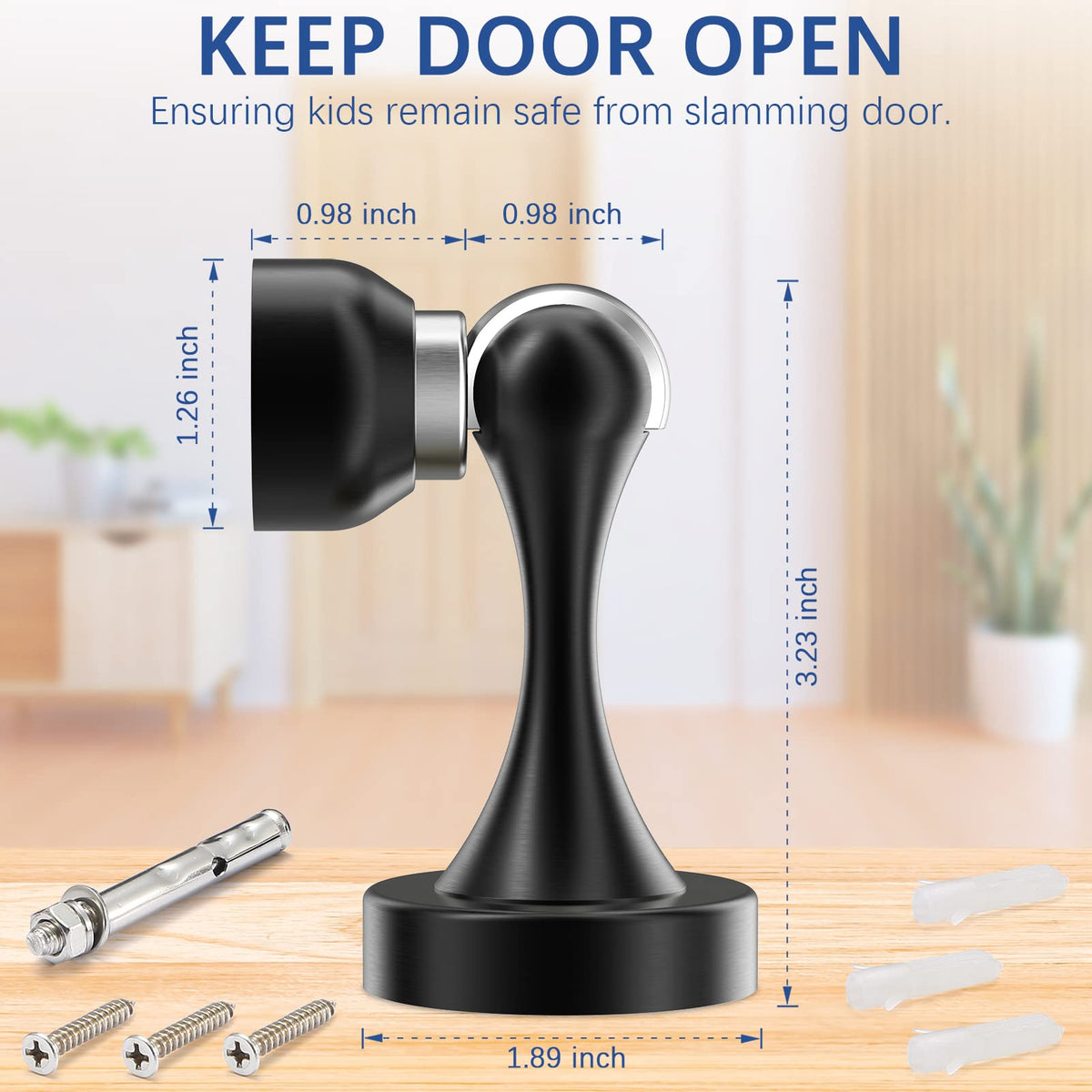 Magnetic Door Stop (4 Count)