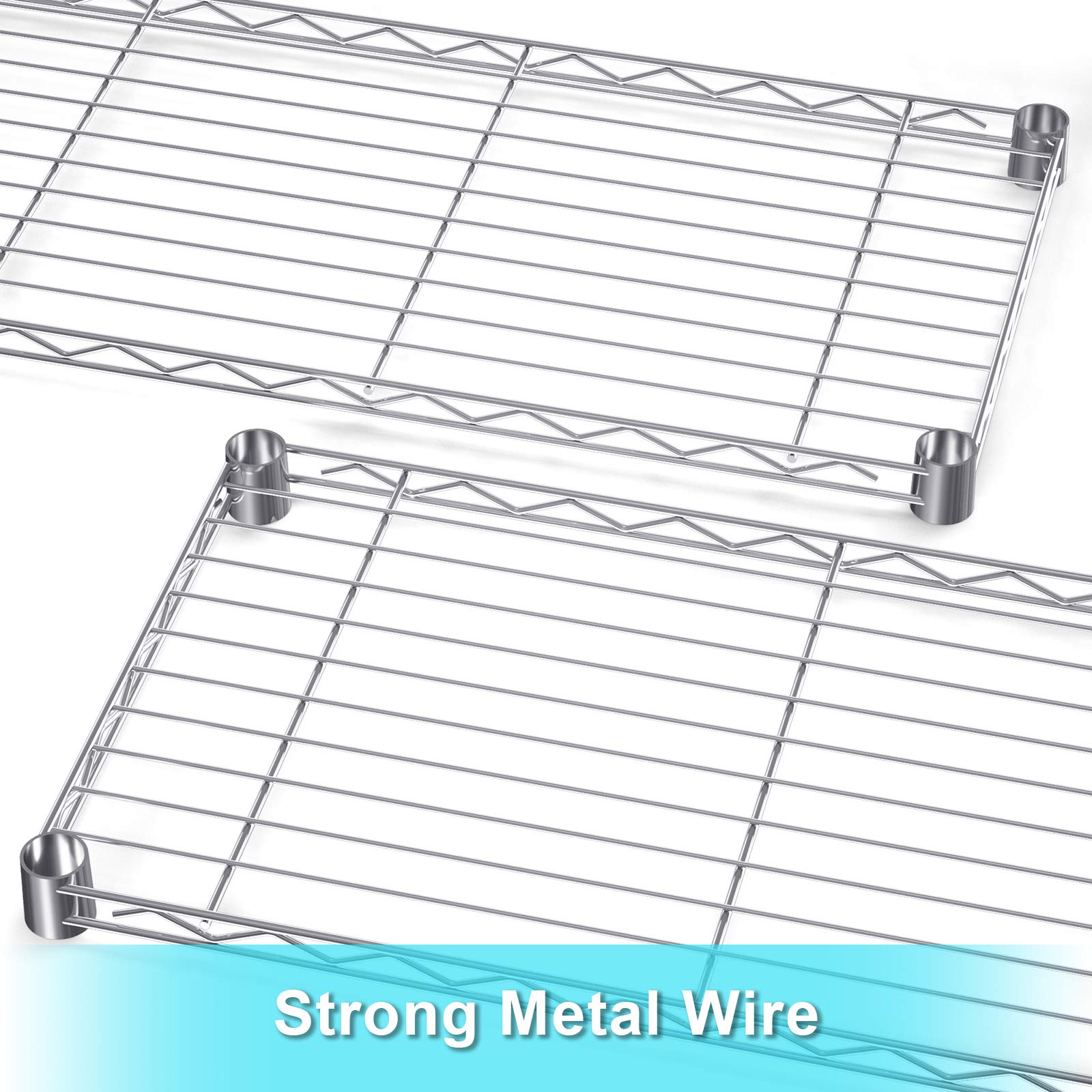 5 Tier Heavy Duty Wire Shelving