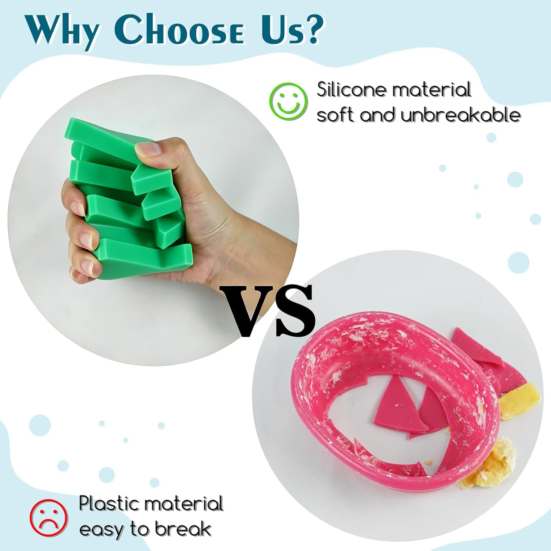 Silicone Soap Dish Self Draining with Suction Cups
