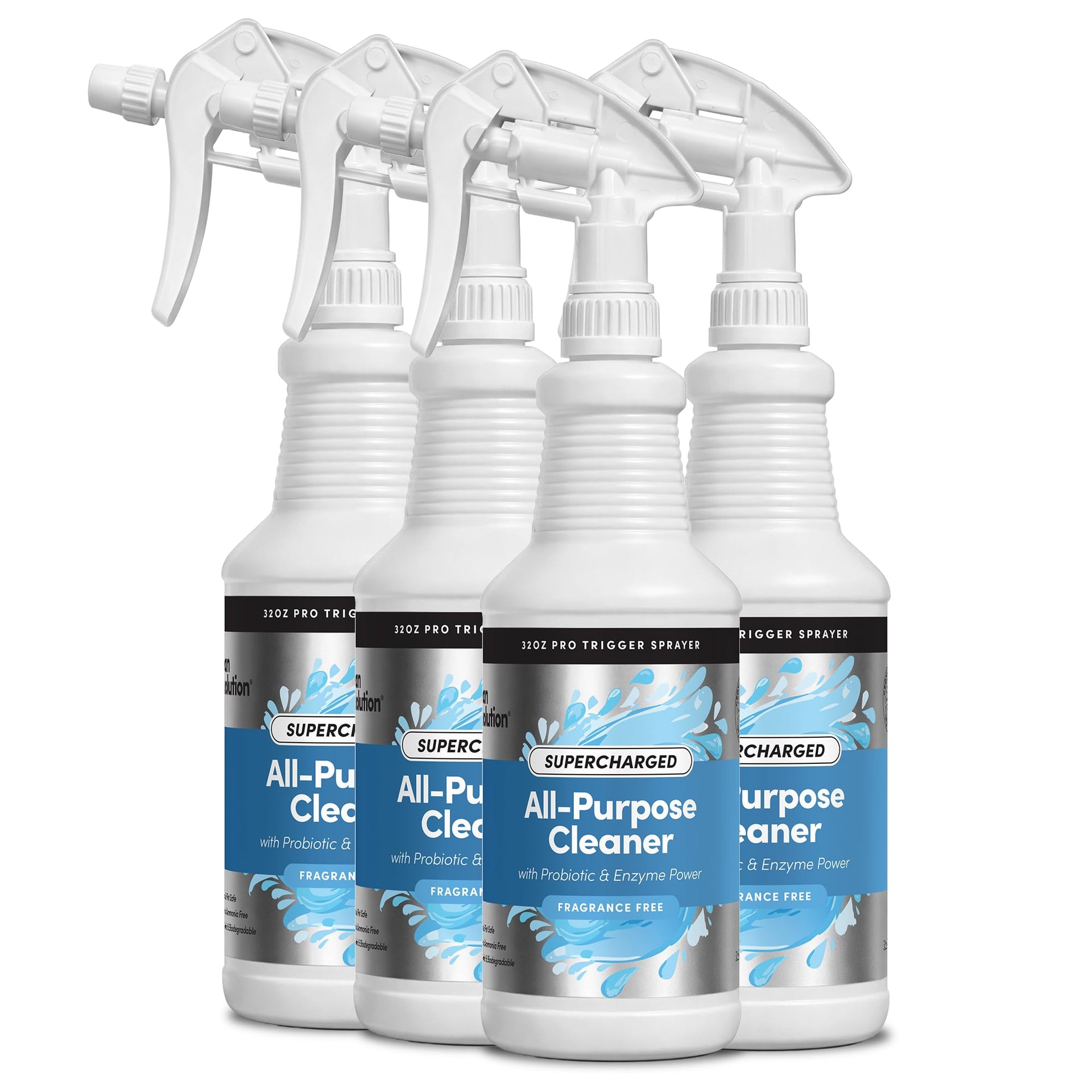 SuperCharged All Purpose Cleaner Refill with Smart Probiotic + Enzyme Complex (128 Fl Oz)