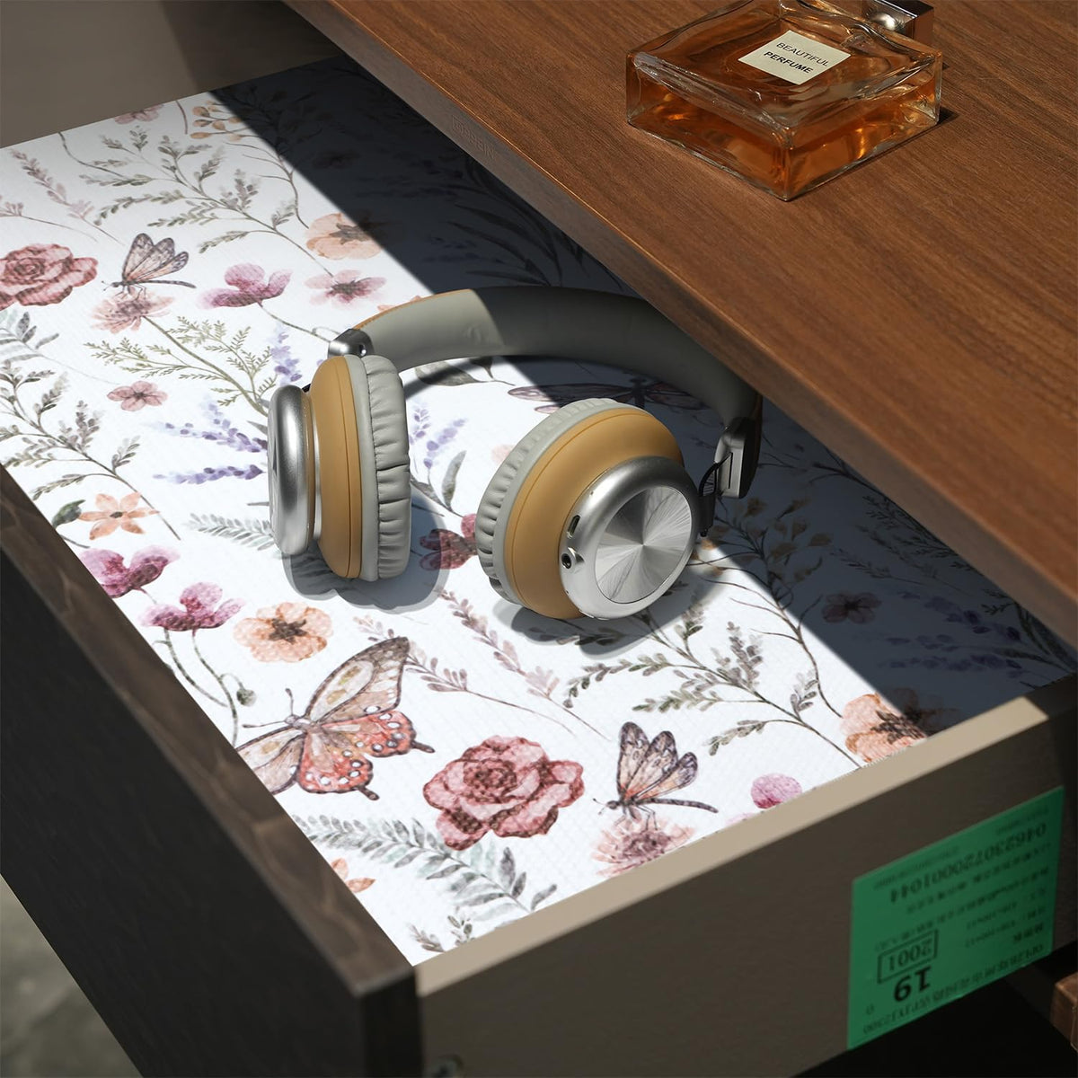 Shelf and Drawer Liner for Kitchen Cabinets Non (118 Sq Ft)