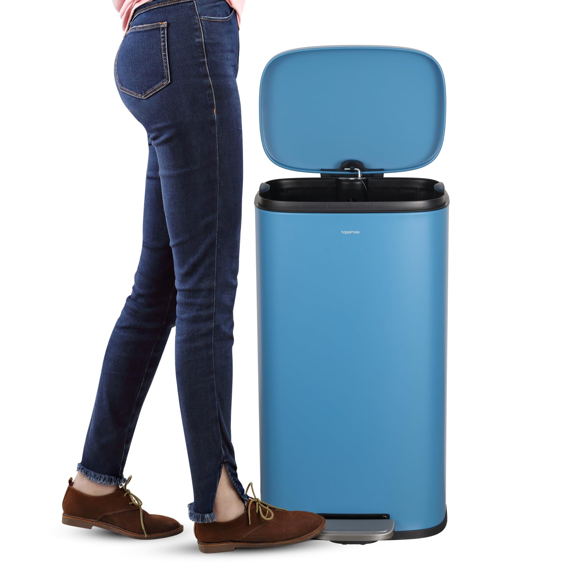 Curtis 8 Gal Step Trash Can Soft Close 25"