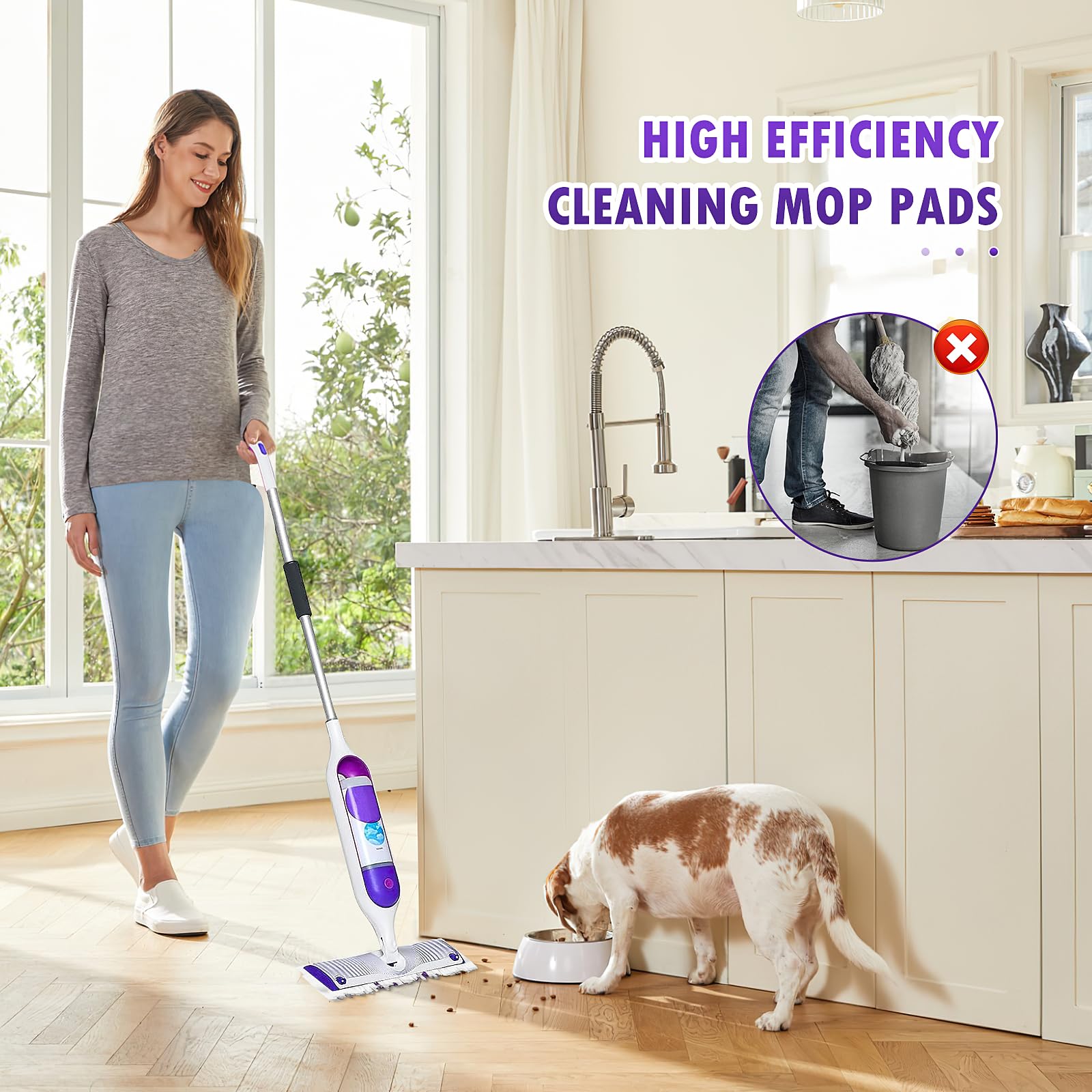 18 Count Disposable mop Pads Refills for Swiffer PowerMop