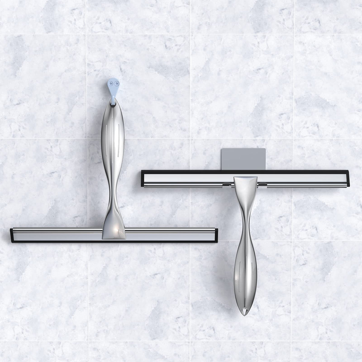 14 Inches Stainless Steel Shower Squeegee Set