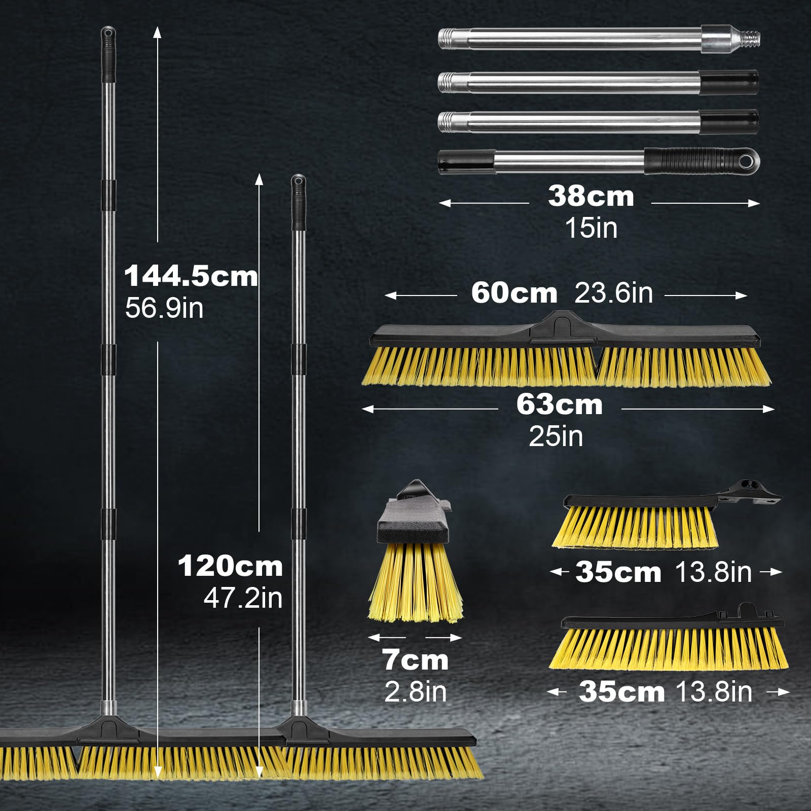24.8 ” Push Broom