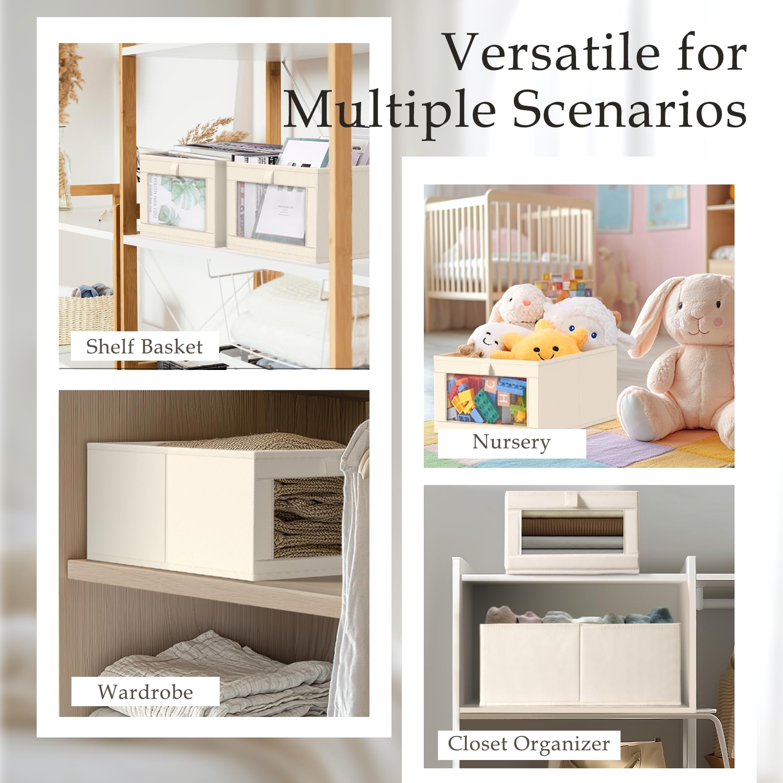 Closet Organizers and Storage (4 Count)