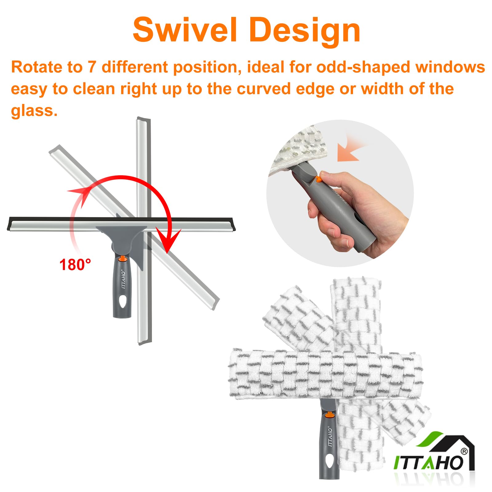 Squeegee for Window Cleaning (6 Count)