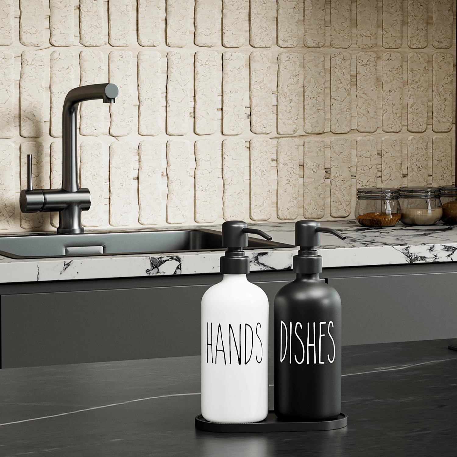 Kitchen Soap Dispenser Set (2 Count)