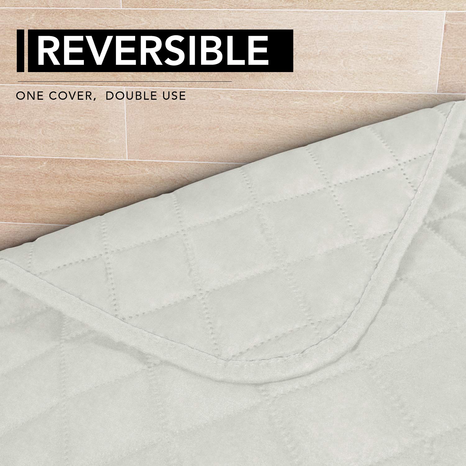 Sectional Couch Covers for Dogs L Shape Sofa Cover Reversible Sofa Slipcover Chaise Lounge Cover Furniture Protector Cover for Pets Dog Cat