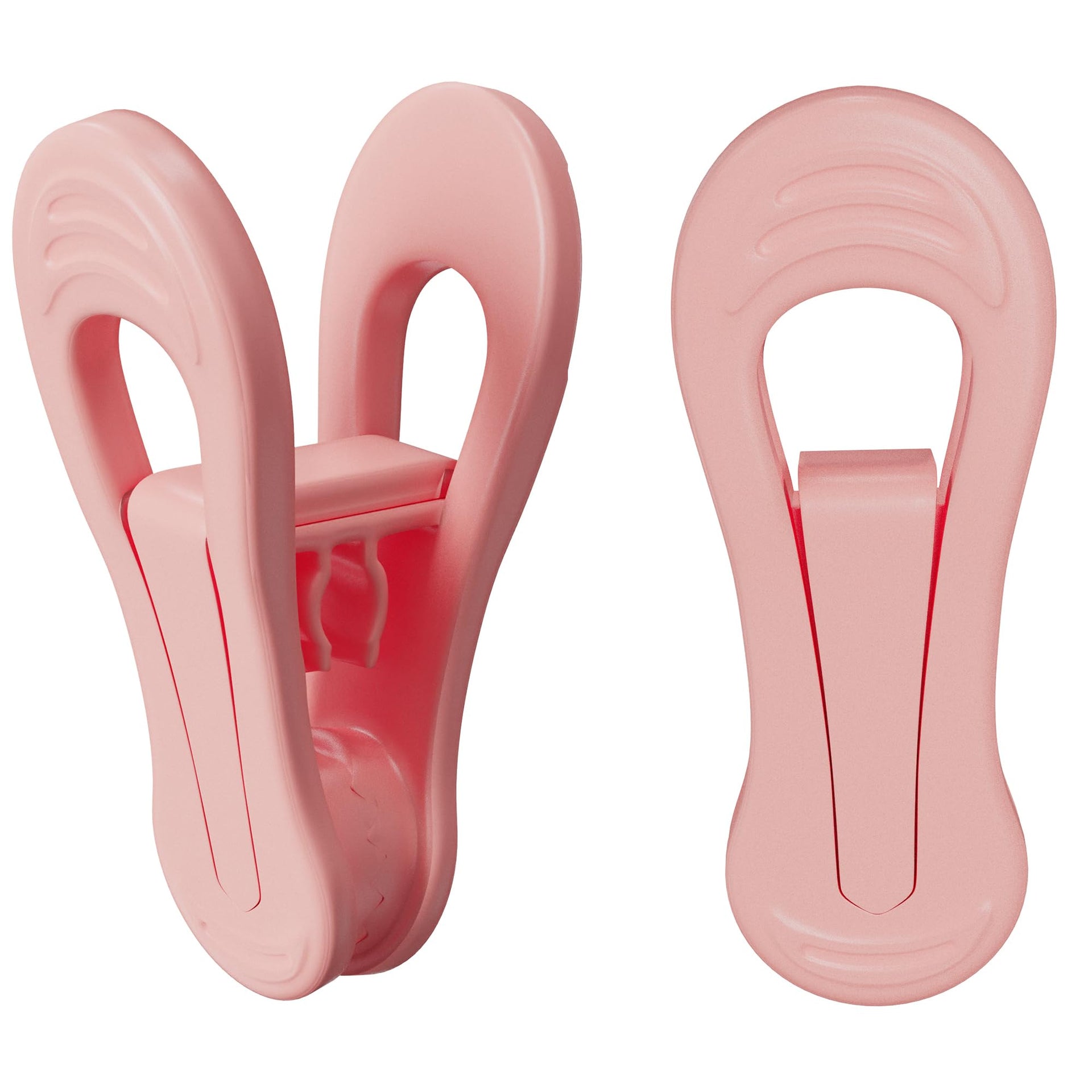 Pink Hangers Clips 60 Pack