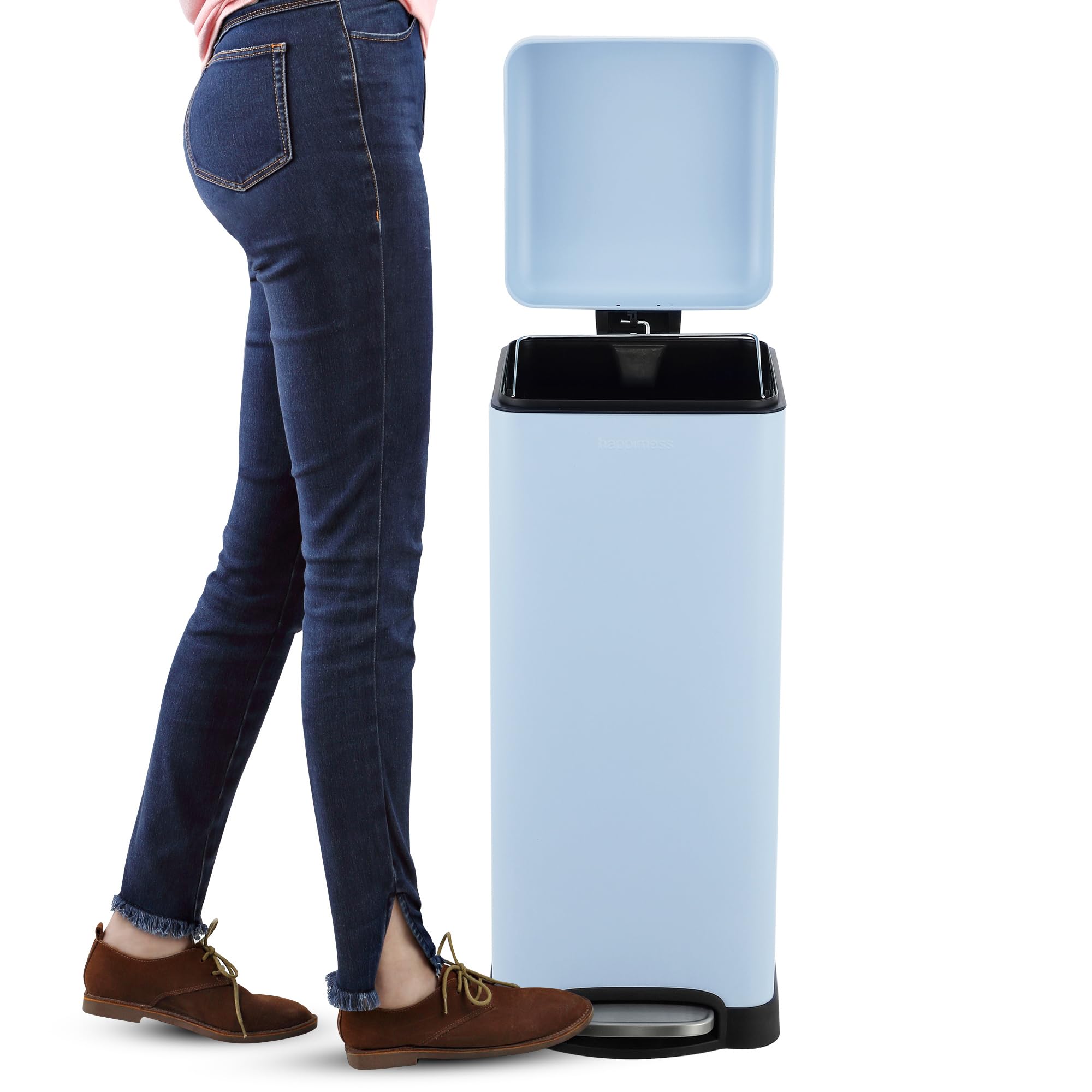 Betty 8 Gal Step Trash Can Soft
