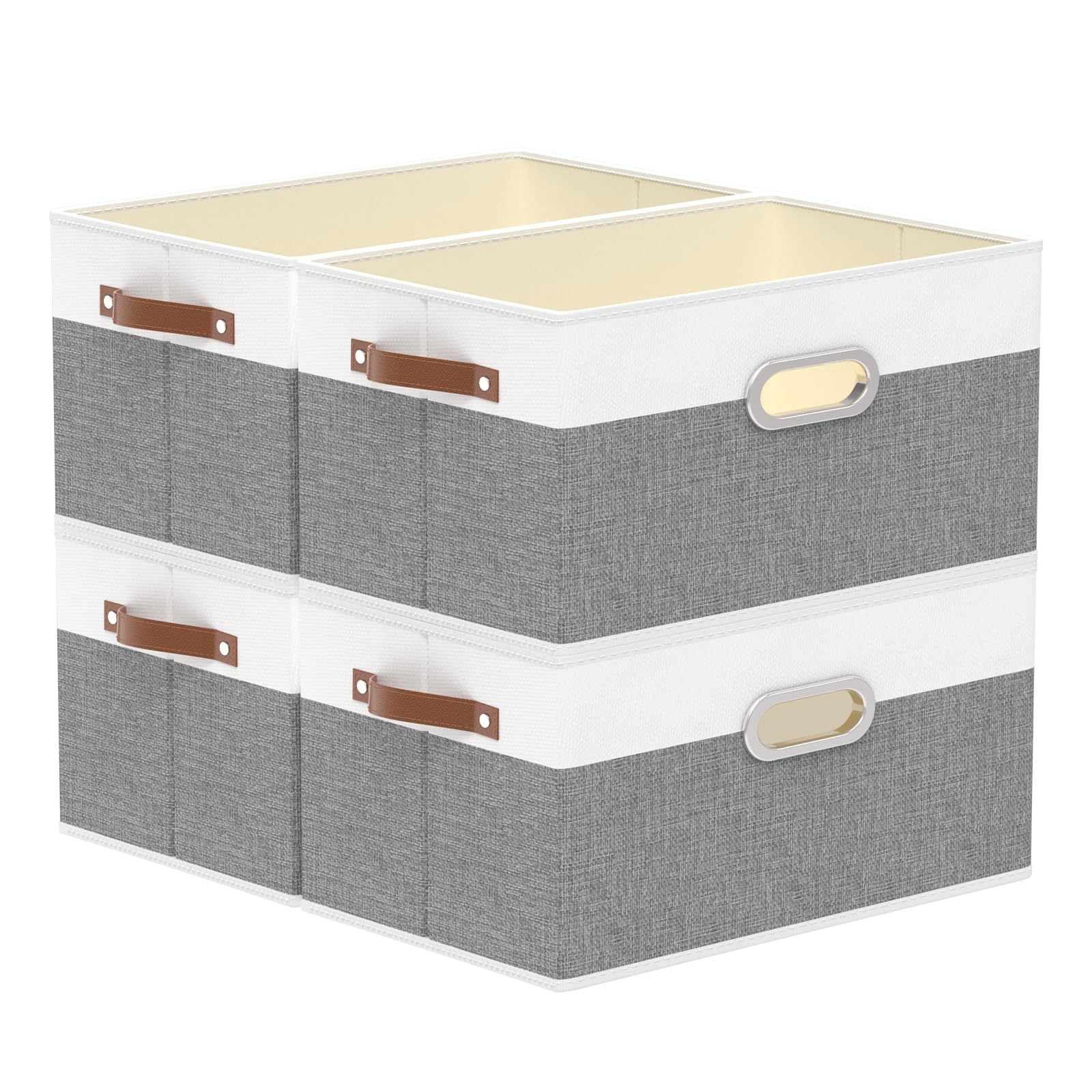 Collapsible Fabric Storage Bins (4 Count)