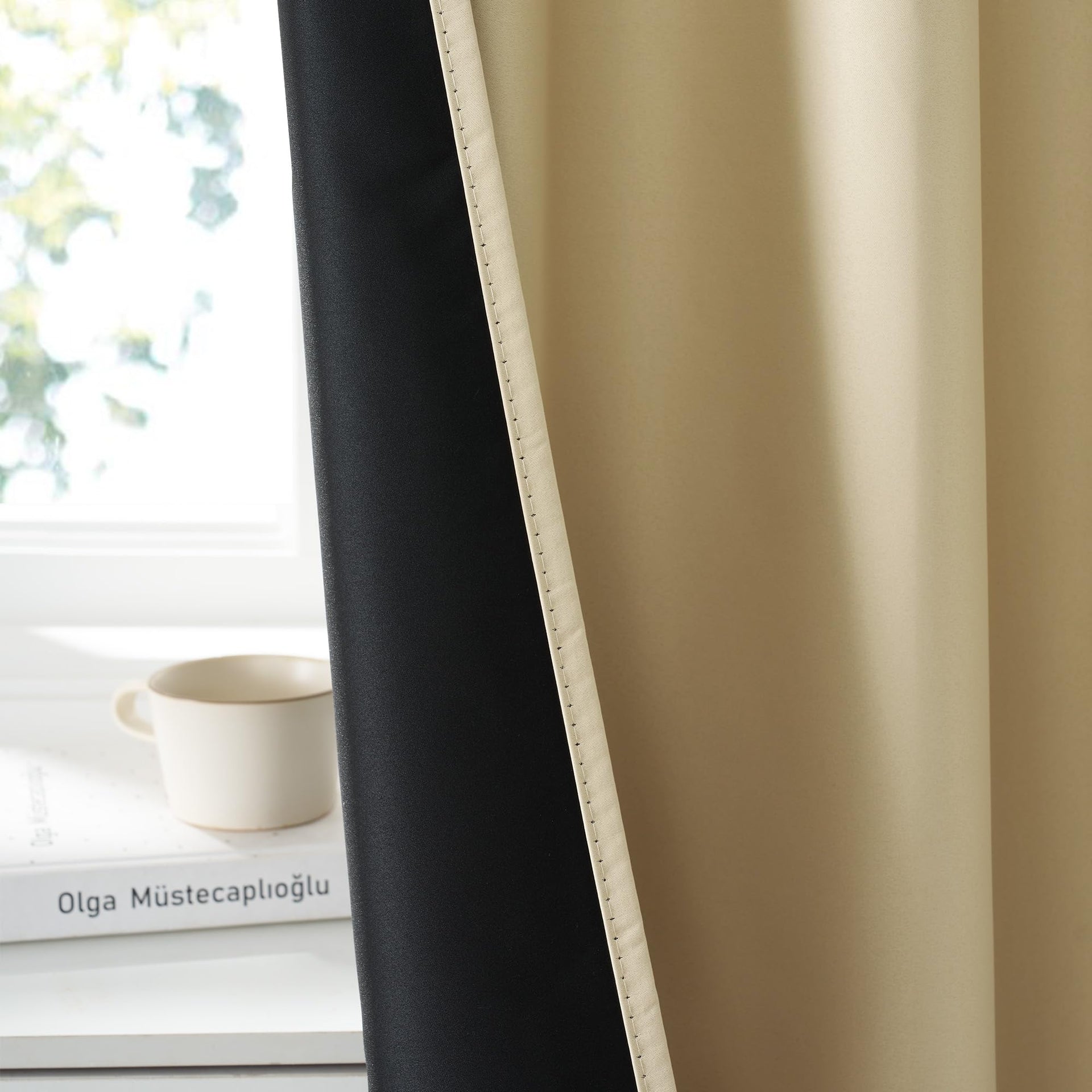 Bedroom Blackout Curtains 54 inches Long (2 Count)