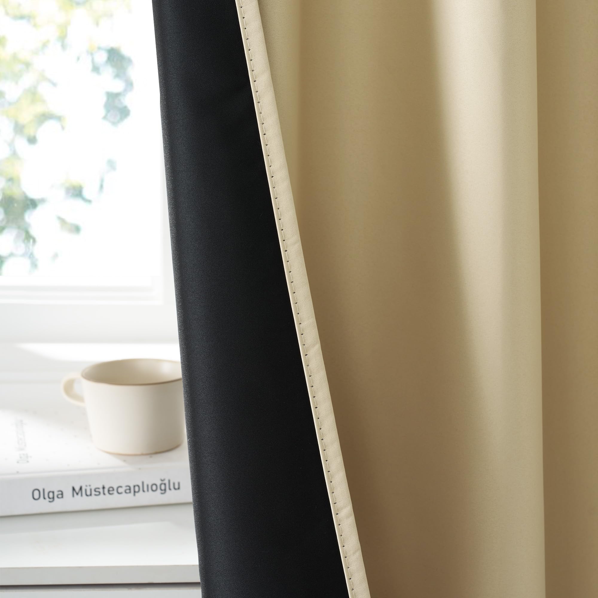 100% Blackout Basement Curtains 24 inches Long (2 Count)