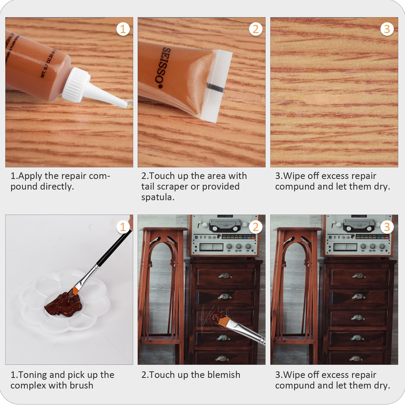 Wood Furniture Repair Kit