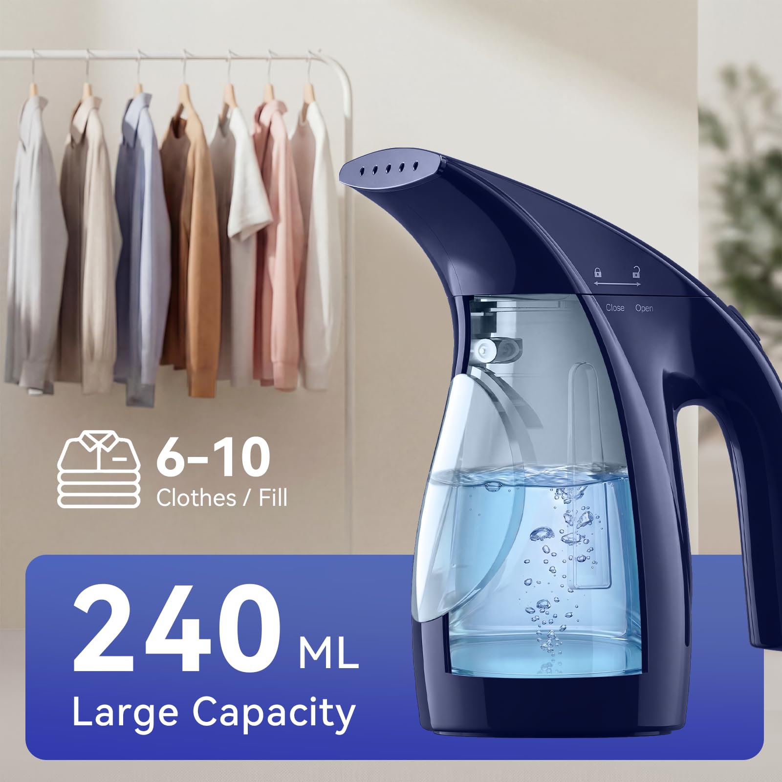 Upgraded Steamer for Clothes