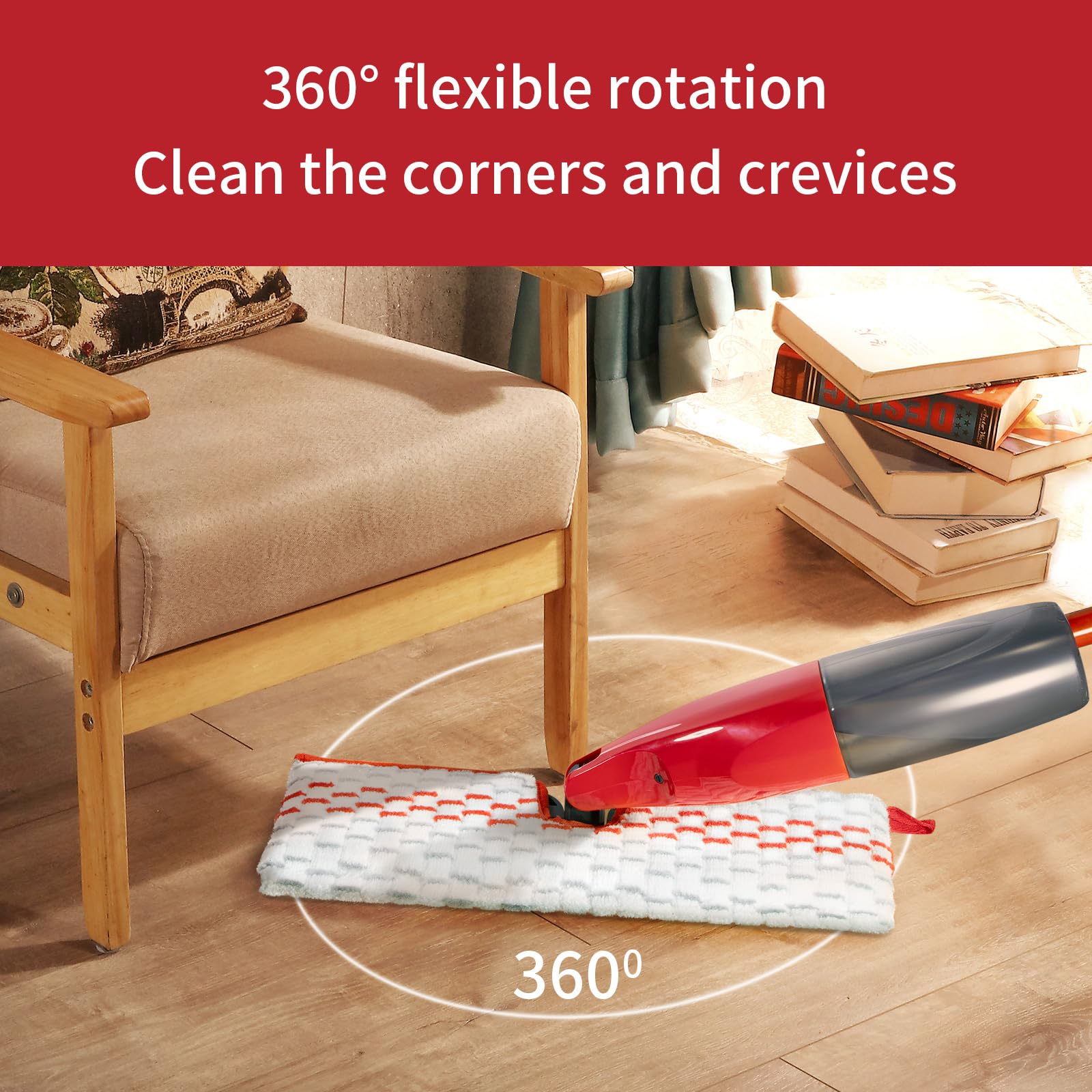 5 Pack Microfiber Mop Refills (5 Count)