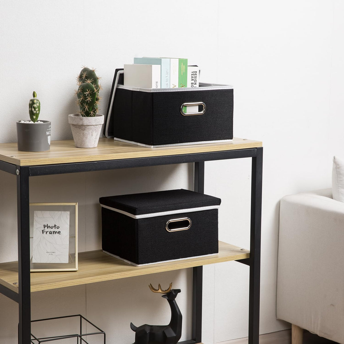 Storage Boxes with Lids [3 (3 Count)