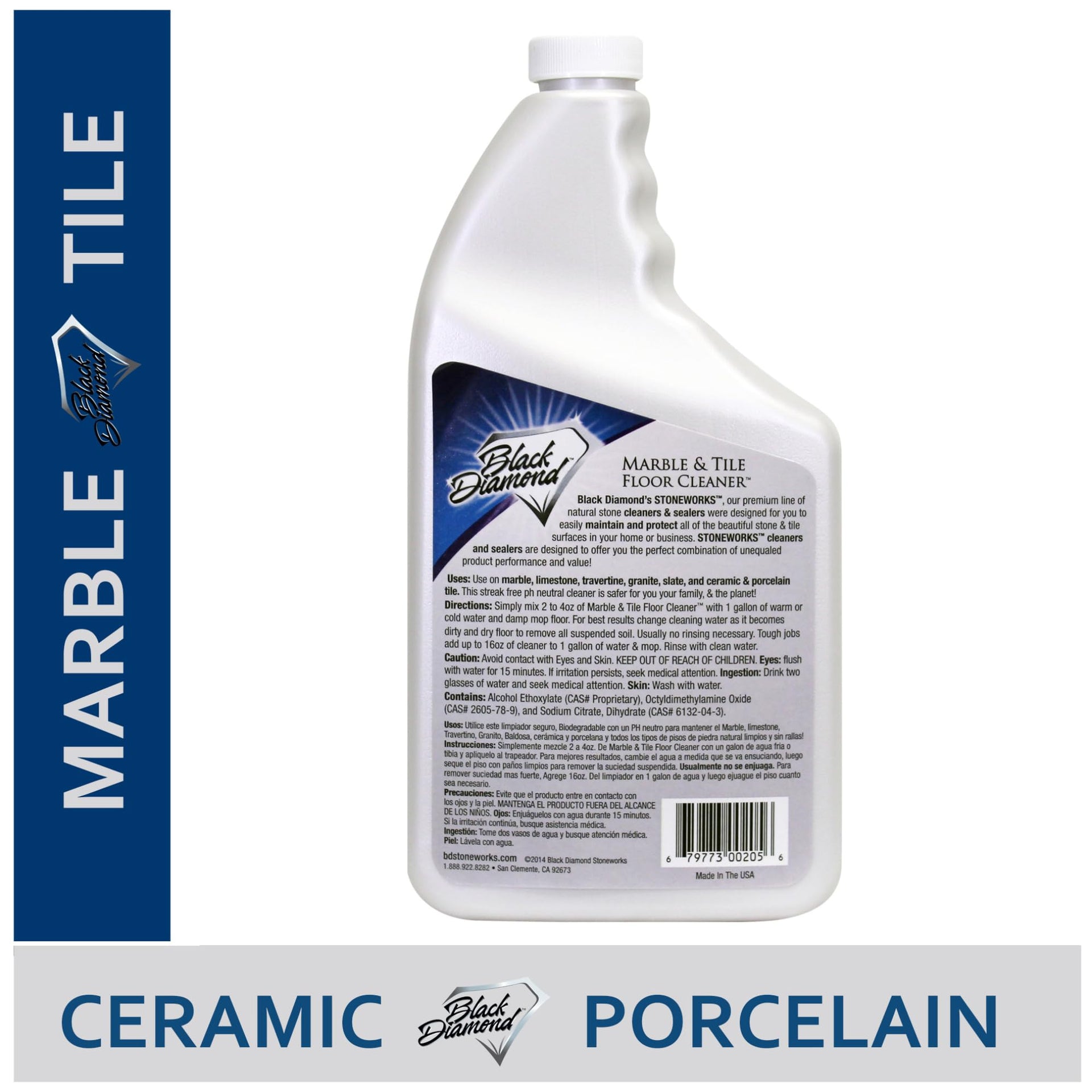 Ultimate Grout Cleaner with Brush + Marble & Tile Cleaner (64 Fl Oz)