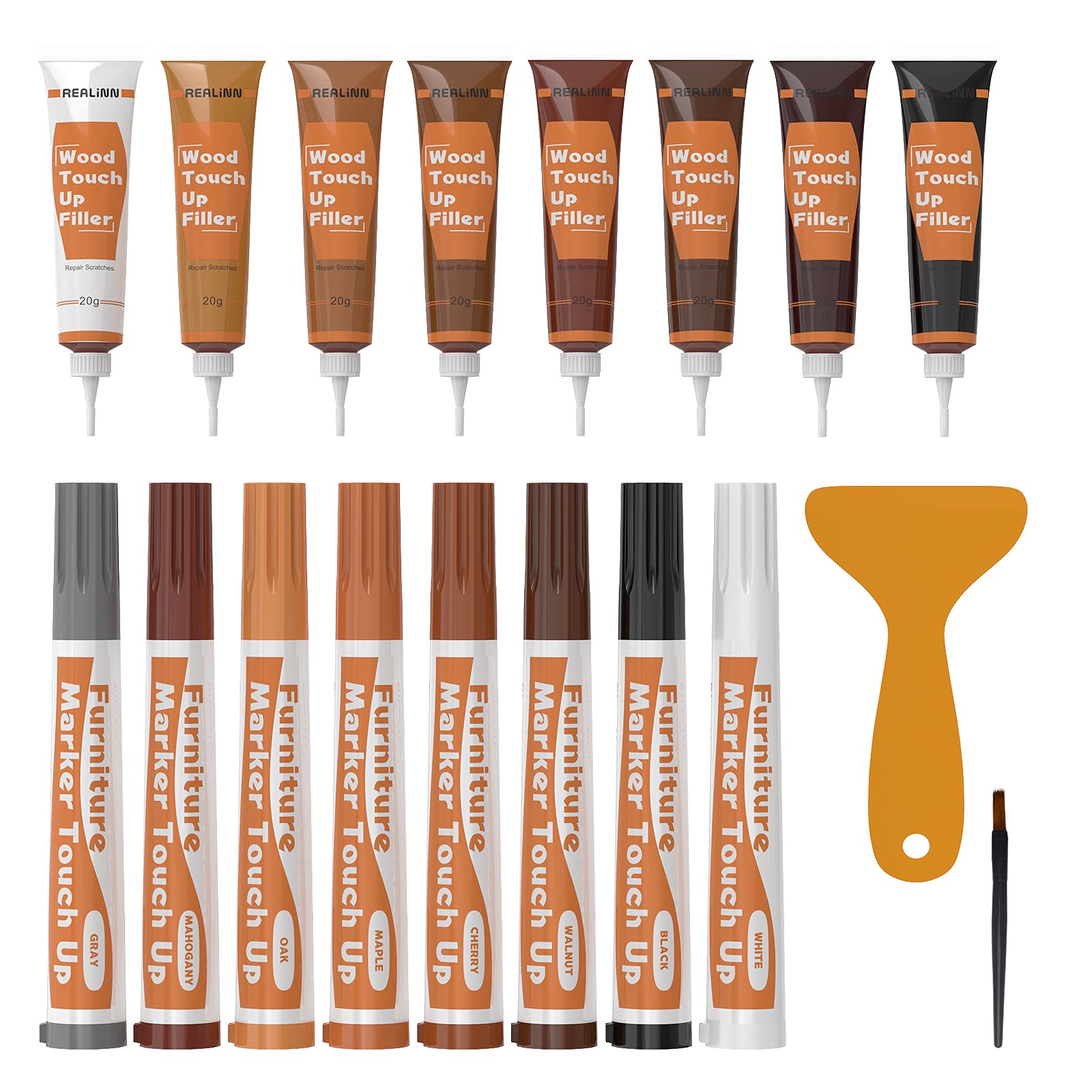 Wood Furniture Repair Kit 8 Dark Colors