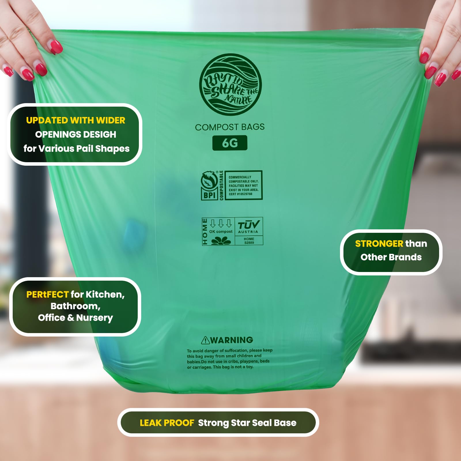 Compostable Bags (70 Count)