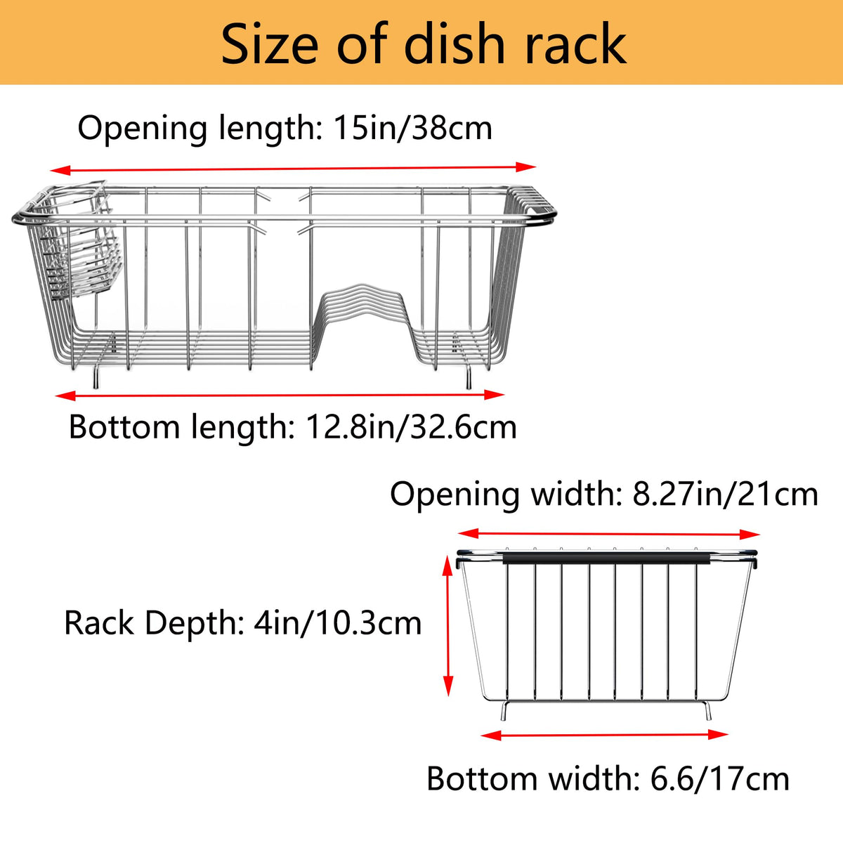 Stainless Steel Dish Drying Rack