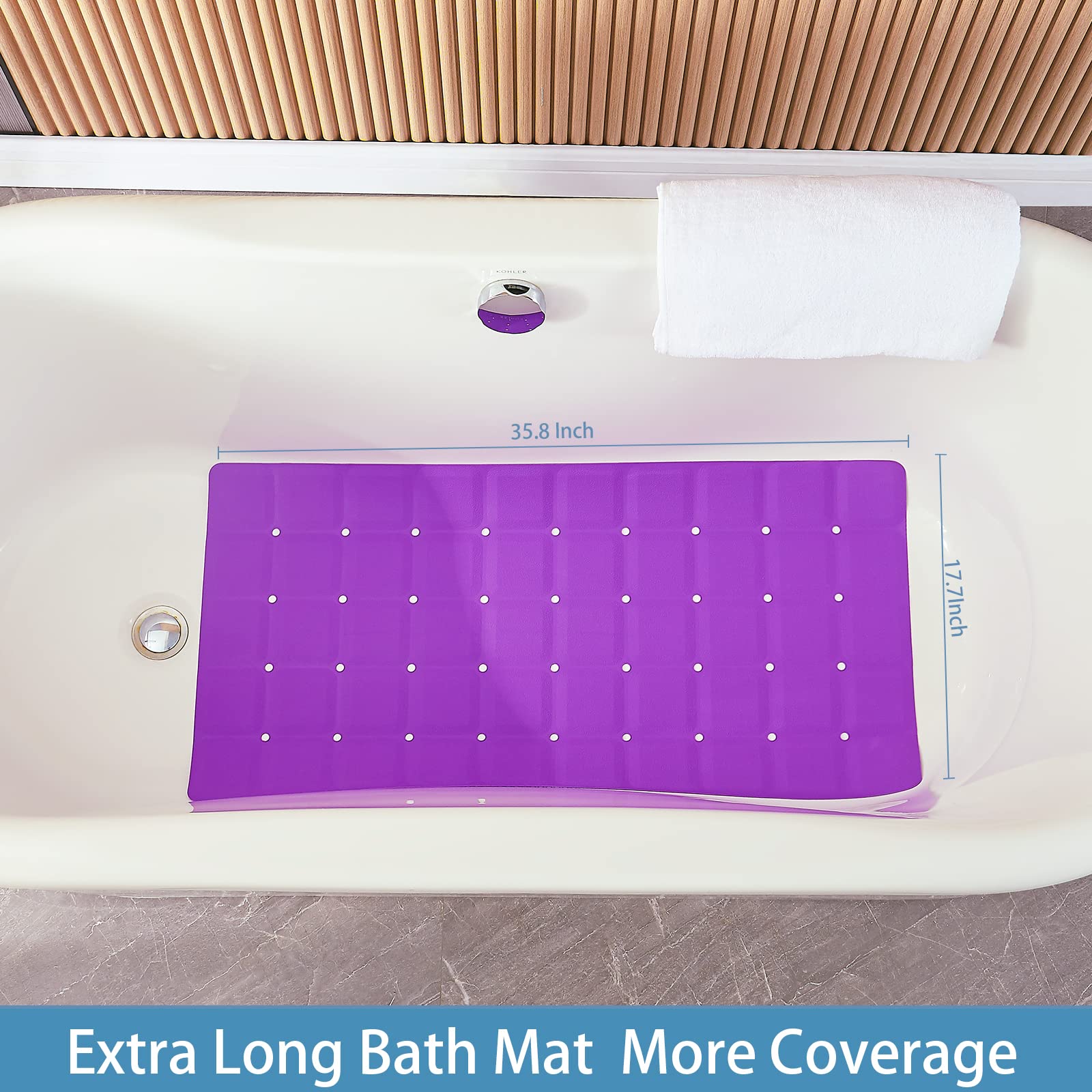 Foldable Silicone Bathtub Mat