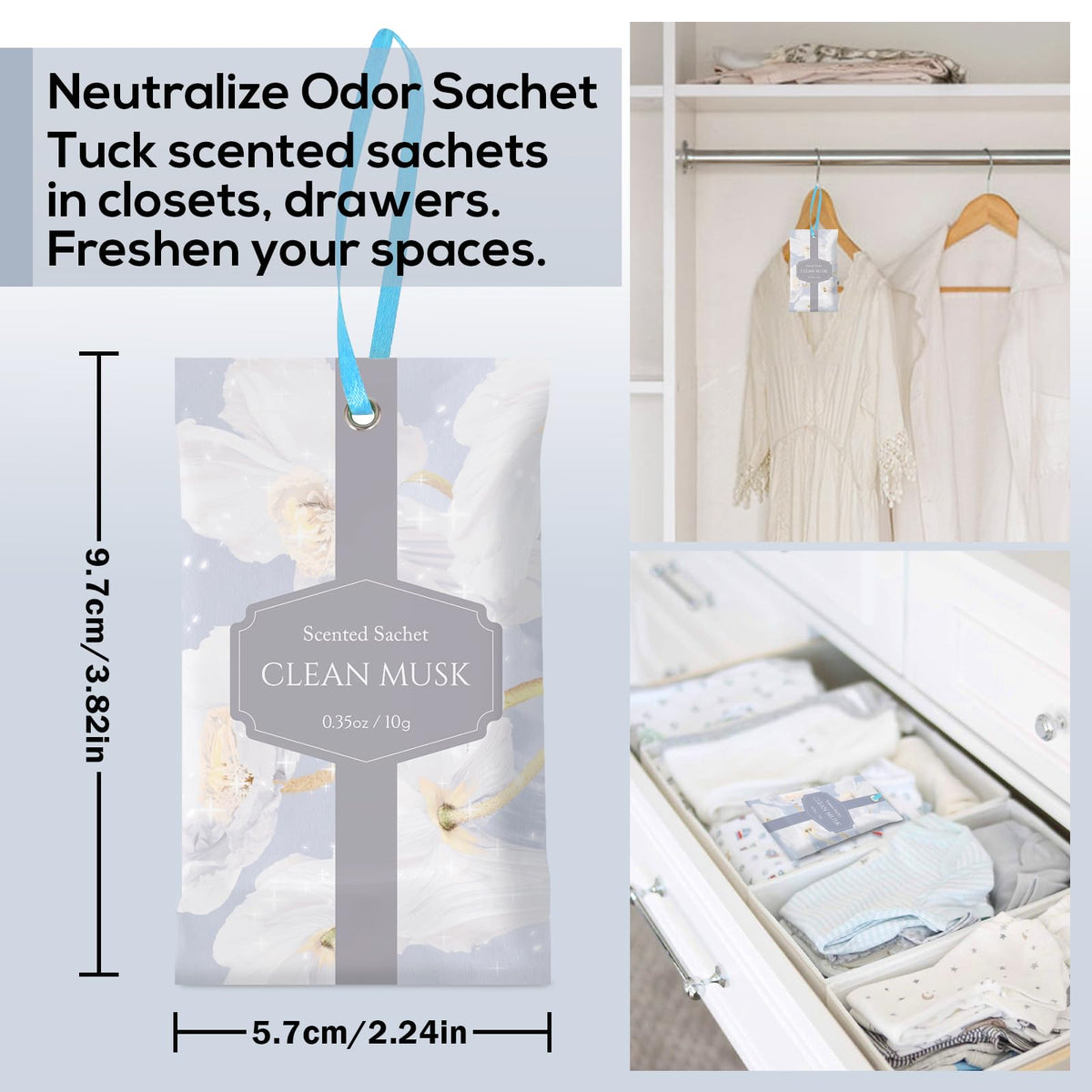 Scented Sachets for Drawer and Closet (14 Count)