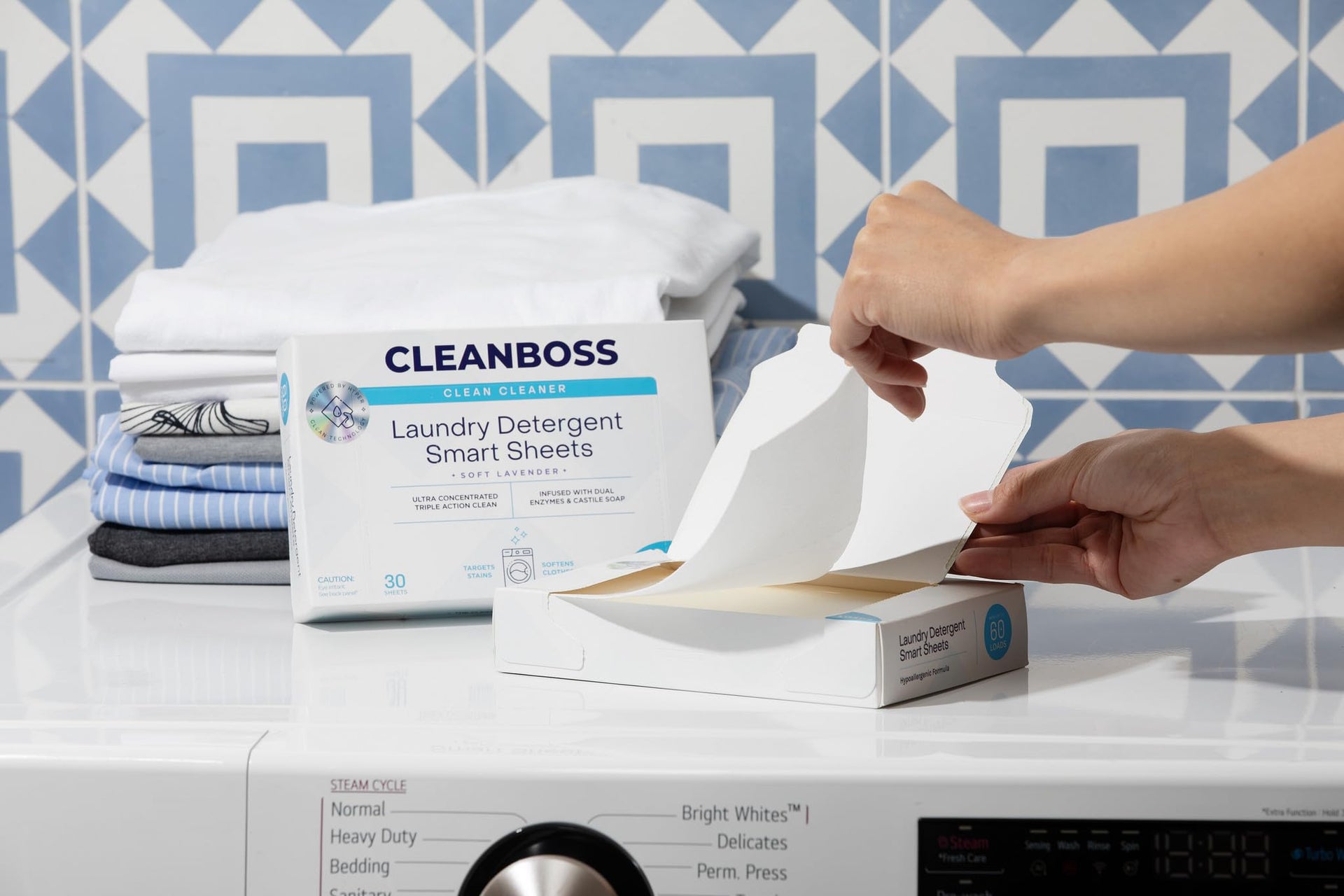 Laundry Detergent Smart Sheets (30 Count) - ModHome Supplies