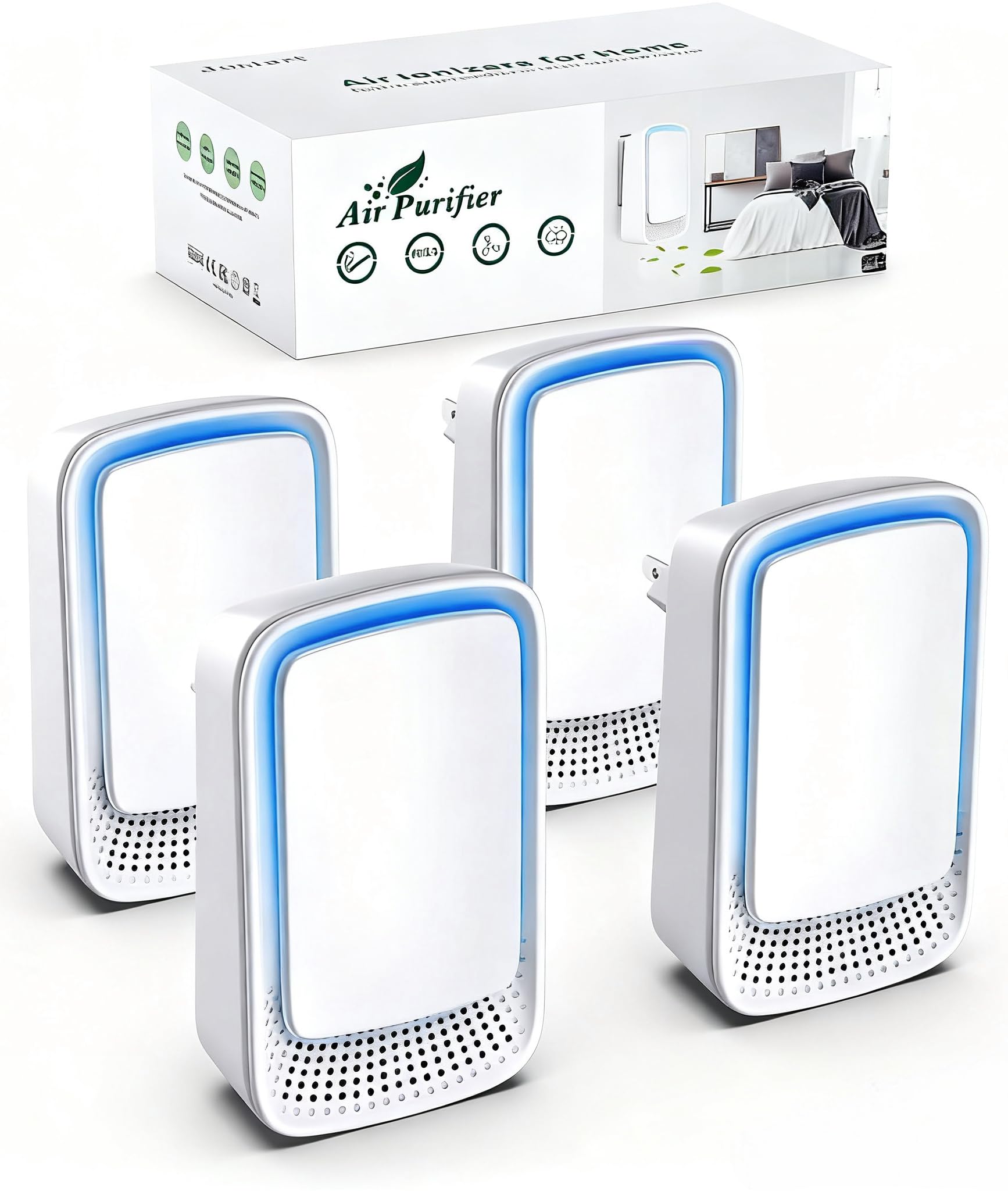 Air Ionizers for Home (4 Count)