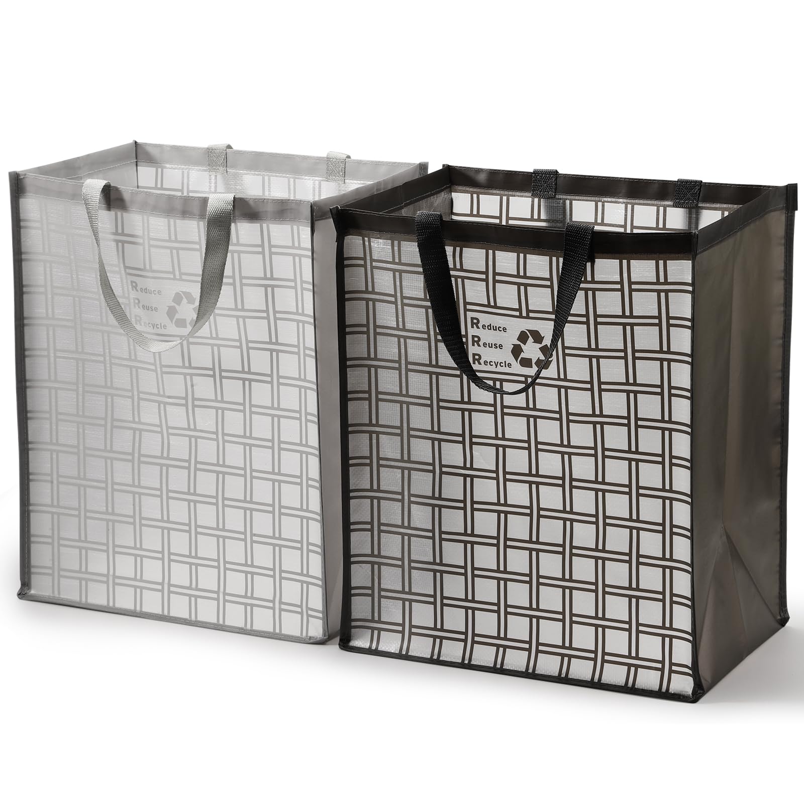 Recycle Bin Bags for Kitchen Home Trash Cans Sorting Bins 12 Gallon Set of 2 (2 Count)