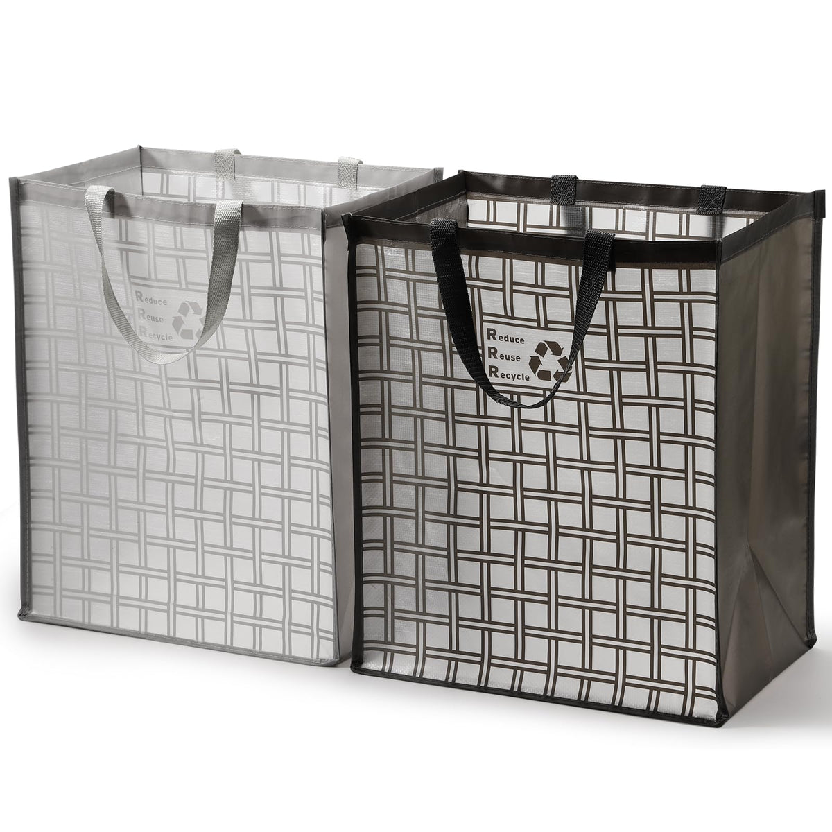 Recycle Bin Bags for Kitchen Home Trash Cans Sorting Bins 12 Gallon Set of 2 (2 Count)
