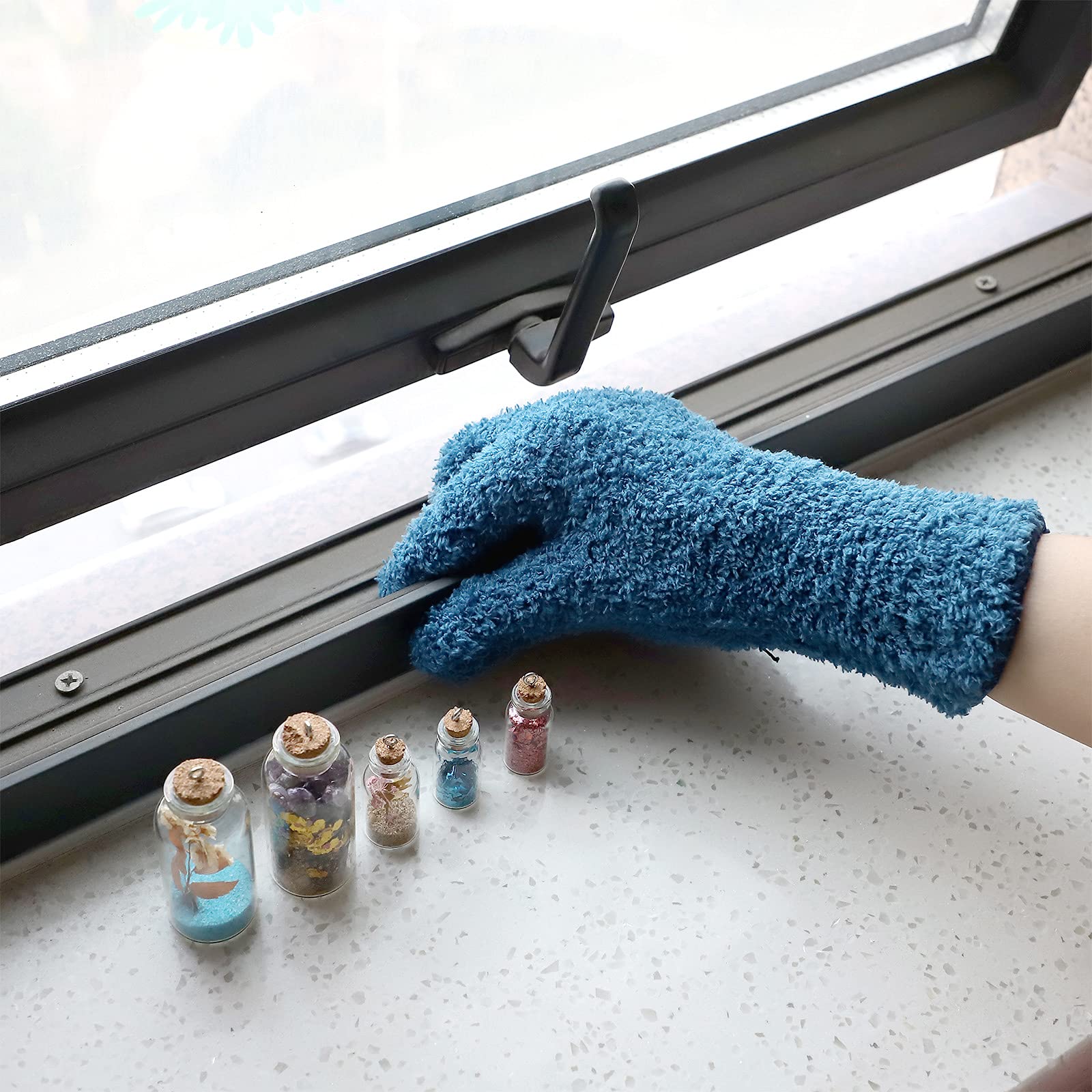2 Pairs Microfiber Gloves for Plants (2 Count)