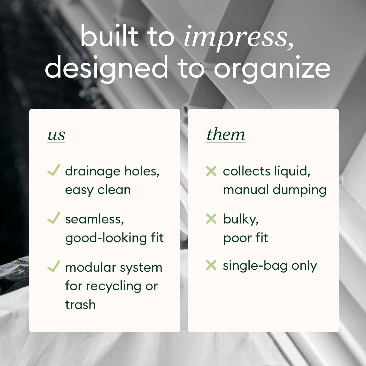 Tambour Waste Bin