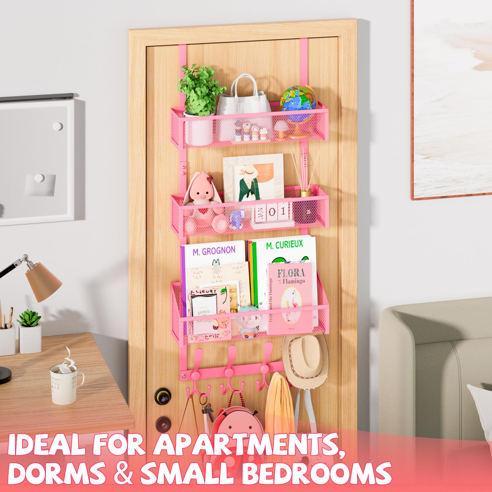 Over The Door Hooks Organizer