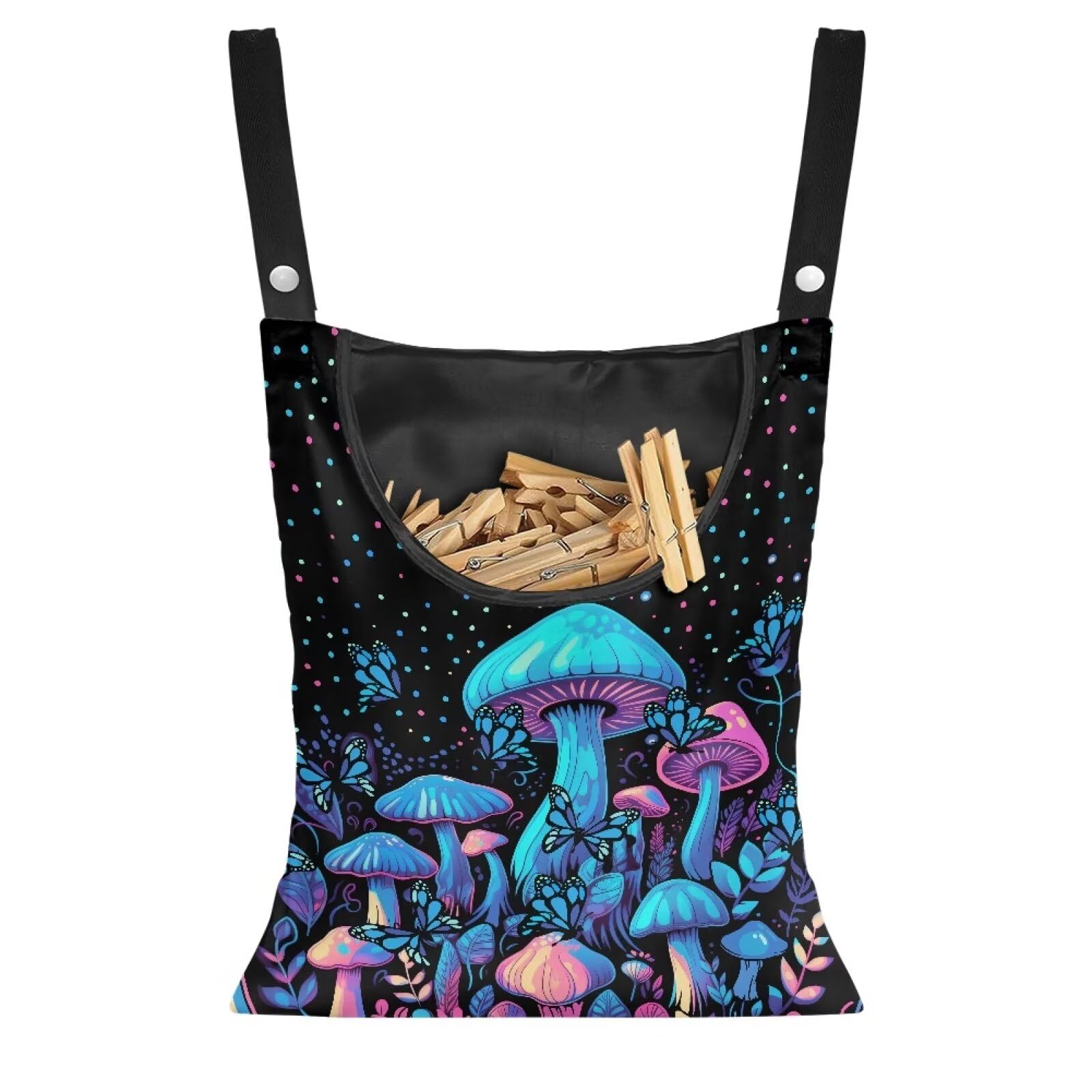 Blue Mushroom Adjustable Door