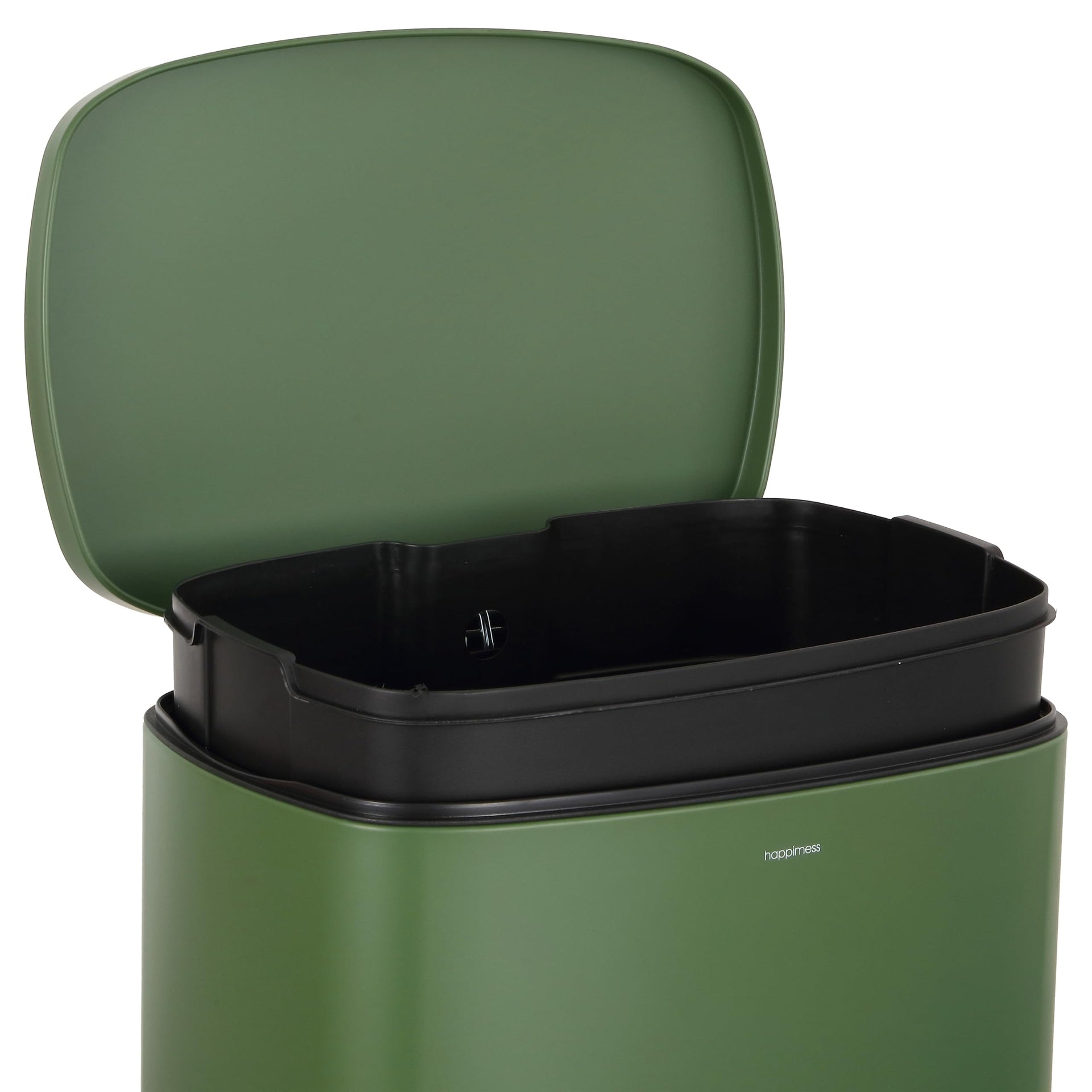 Connor 2 Piece Iron Trash Can (2 Count)