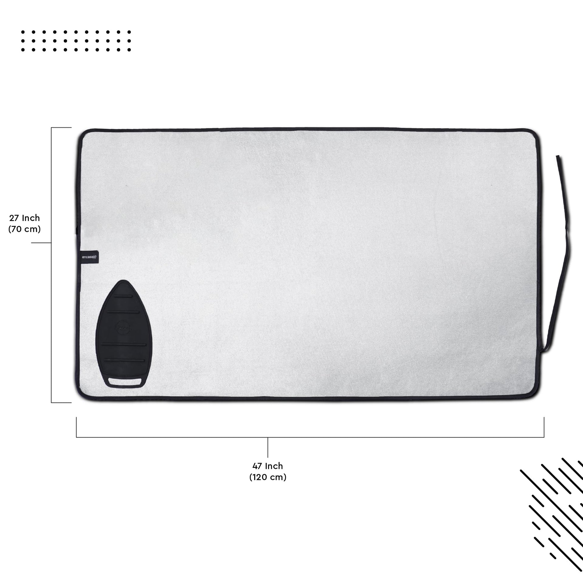 Ironing Mat Heat Reflective Pad 48"x28" Silver