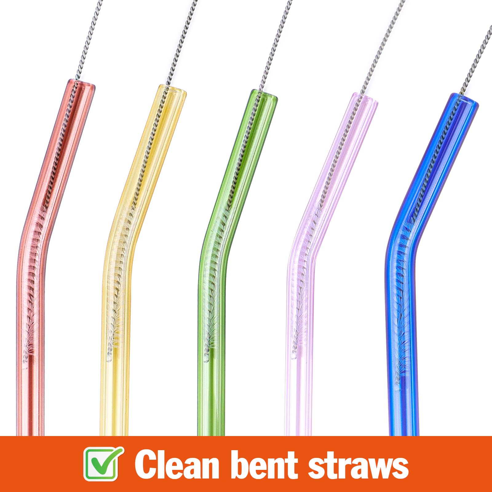 15 Pack Straw Cleaner Brush Set (15 Count)