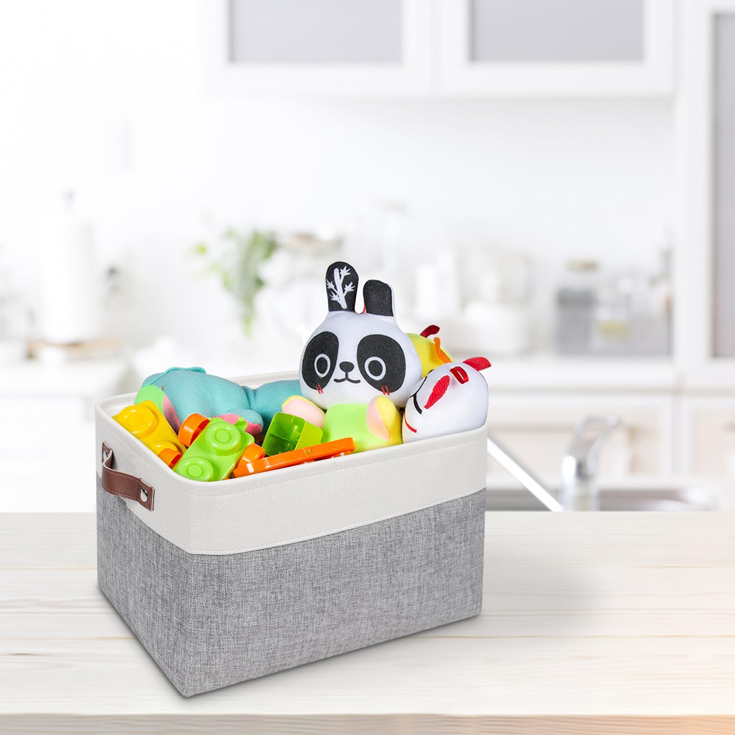 Fabric Storage Baskets for Shelves (4 Count)