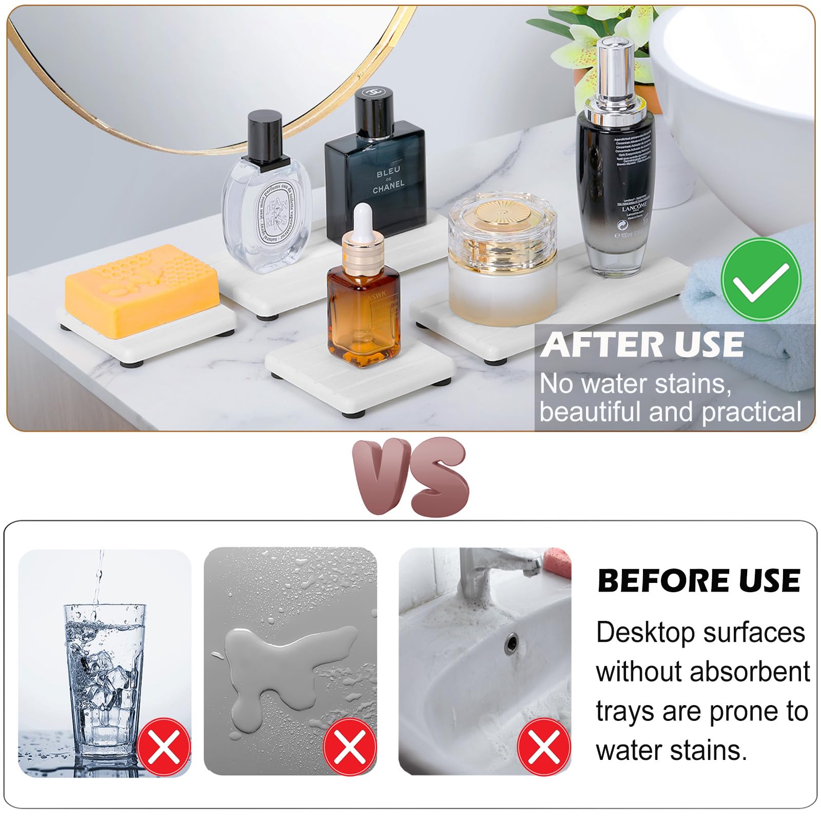 3PCS Stone Drying Tray (3 Count)