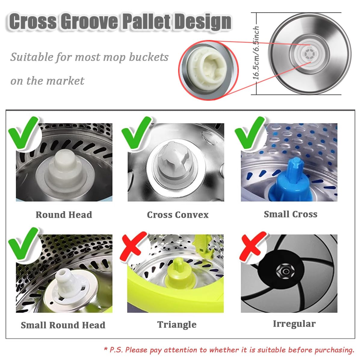 Extended Spin Mop Replacement Mop Handle