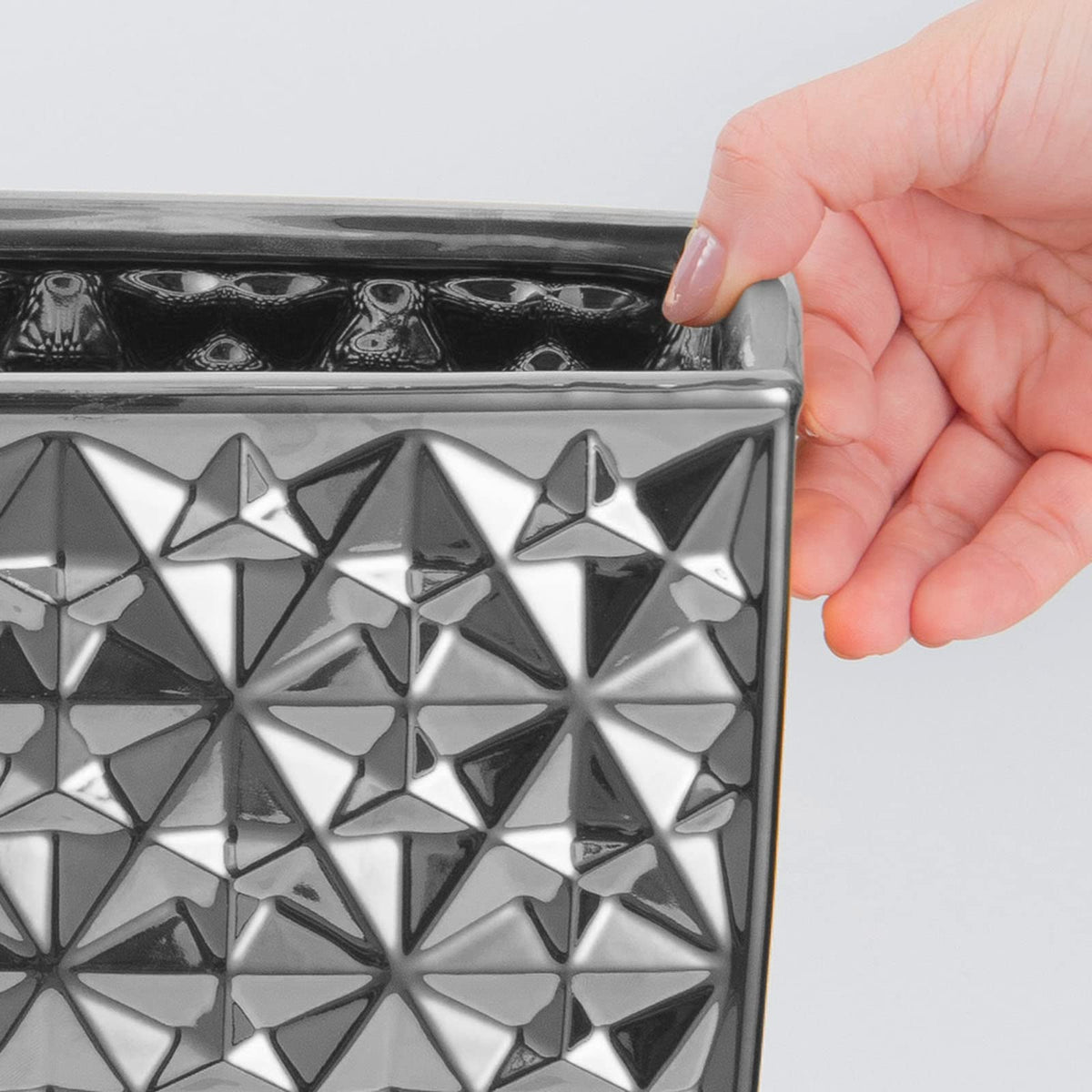 Ceramic Rectangular Small Trash Can