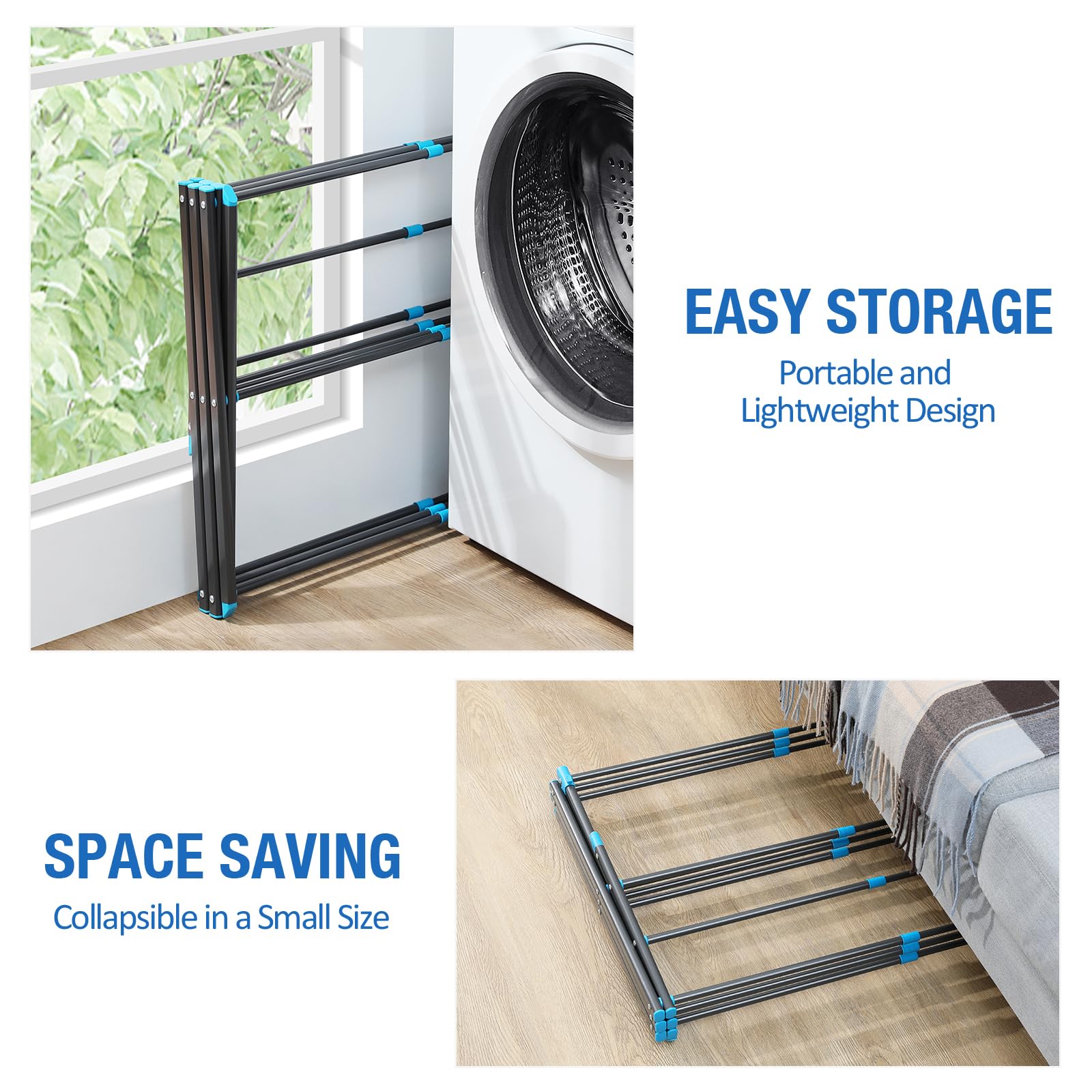 Oversize 3 Tier Clothes Drying Rack
