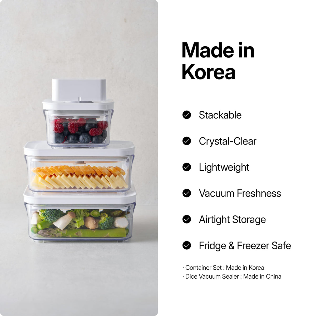 Premium Airtight Food Storage Containers Mega 8P