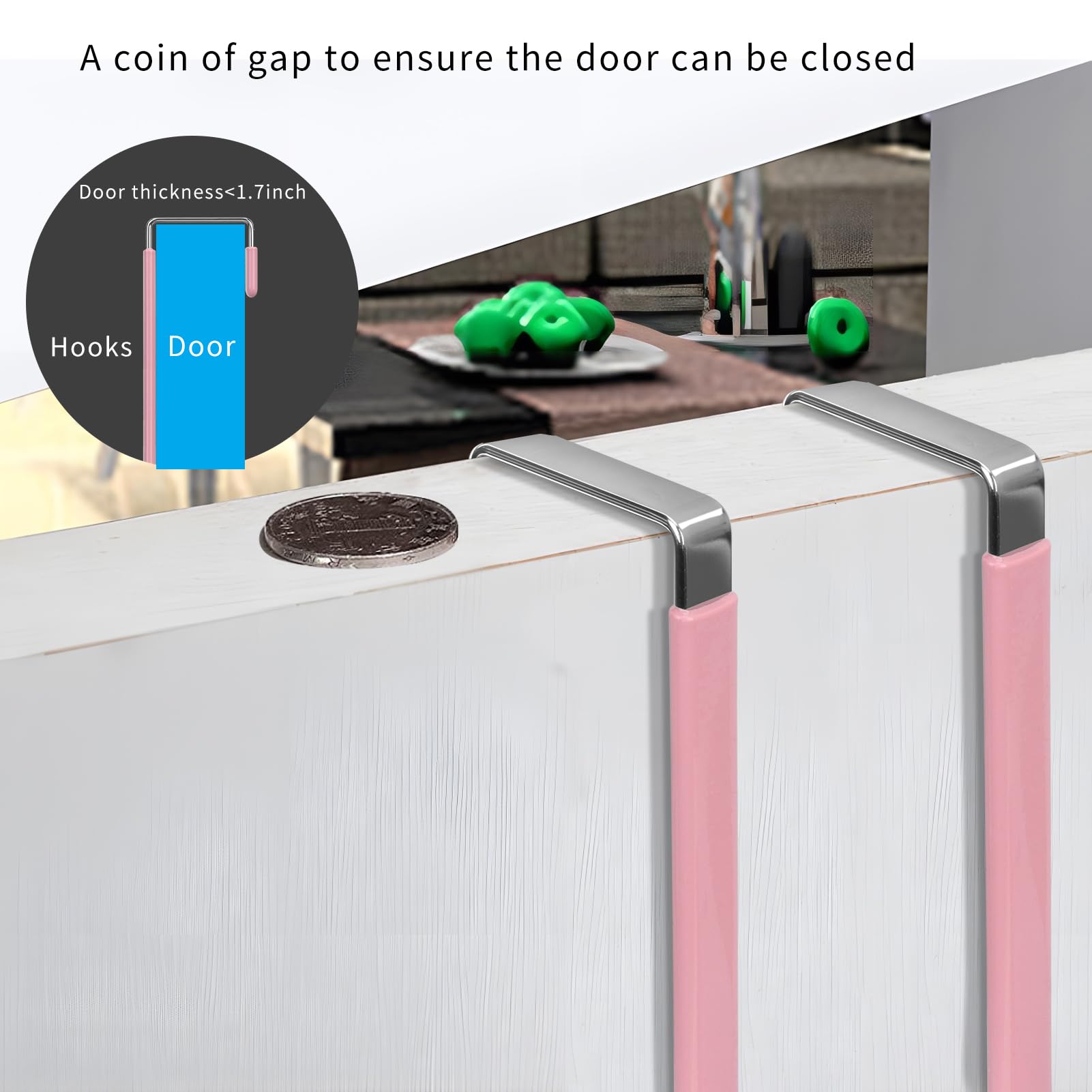 Over the Door Hooks (4 Count)