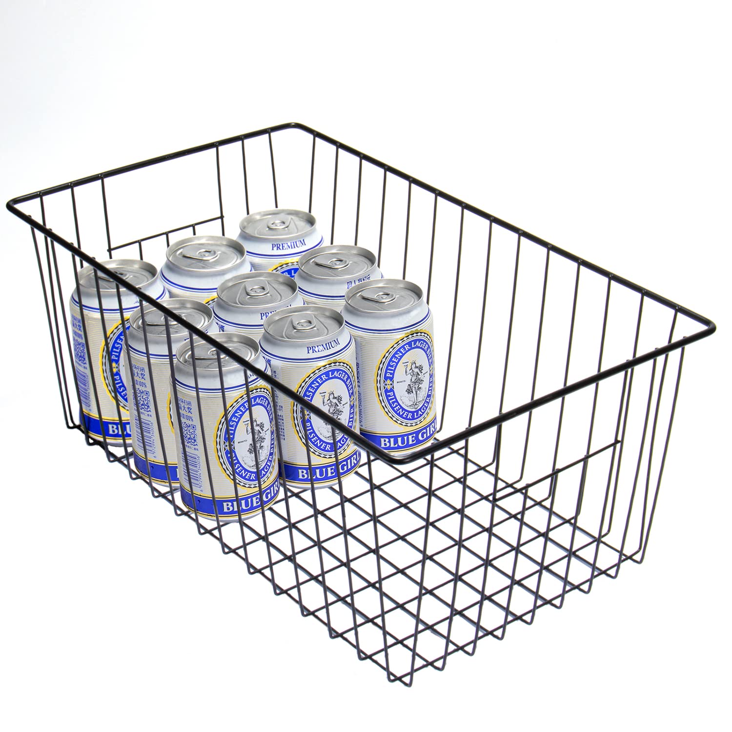 16inch Freezer Wire Storage Organizer Baskets (4 Count)