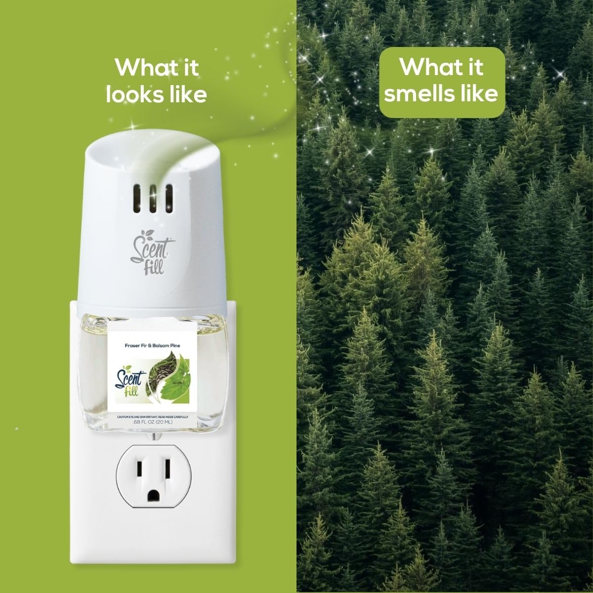 Fraser Fir & Fresh Balsam Pine Plug in Air Freshener (2.72 Fl Oz)