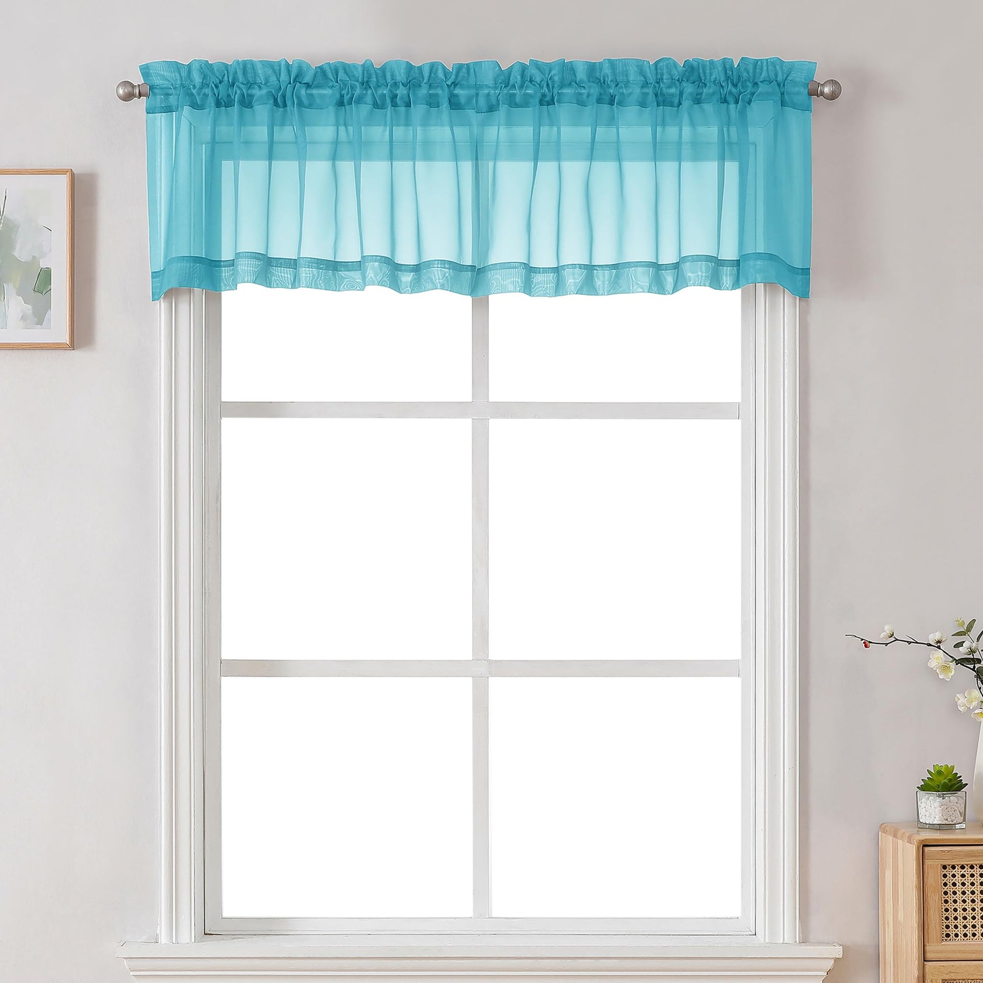 Sheer Valances for Windows 2 Pack (2 Count)