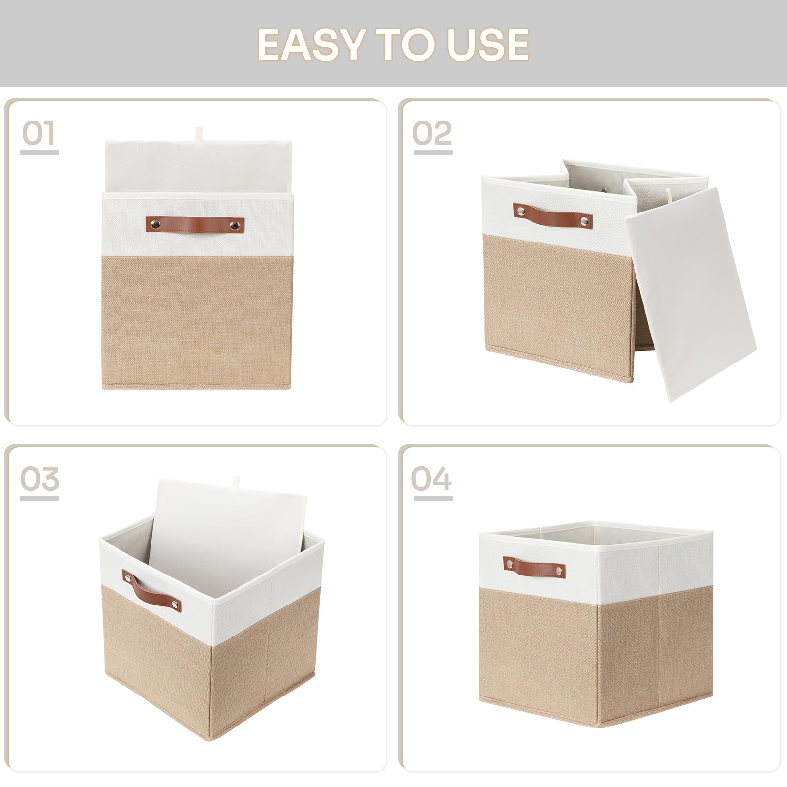 12 x 12 Storage Cubes (4 Count)